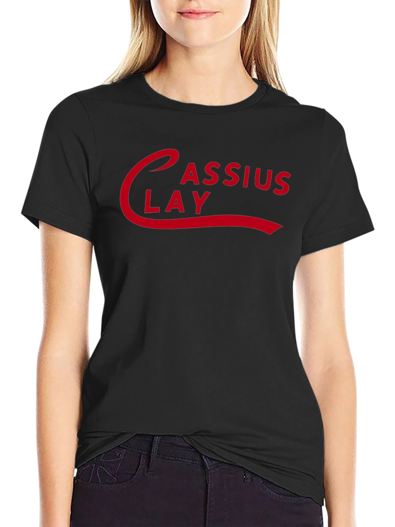 Cassius Clay Retro Style Graphic T-Shirt