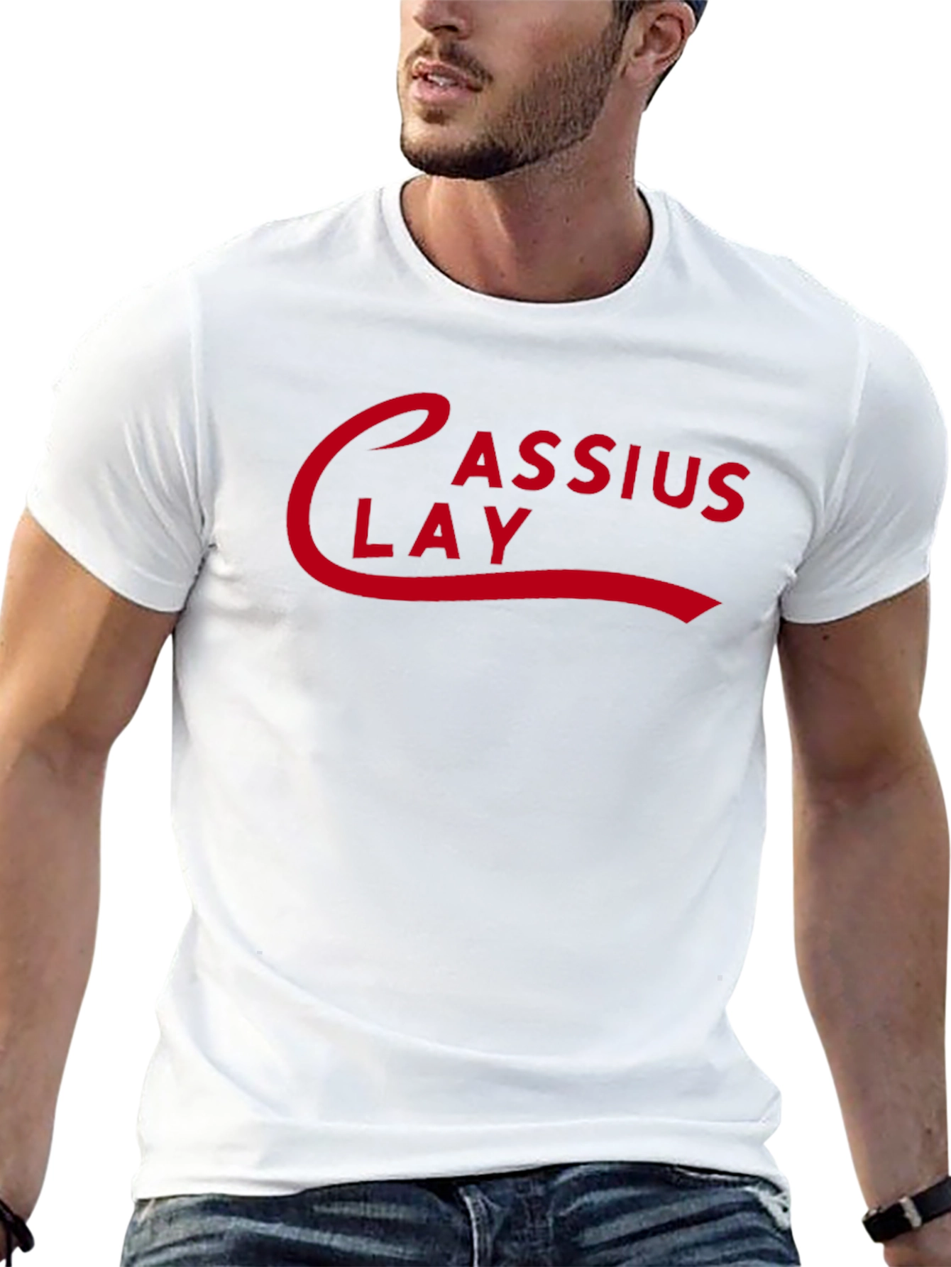 Cassius Clay Retro Style Graphic T-Shirt