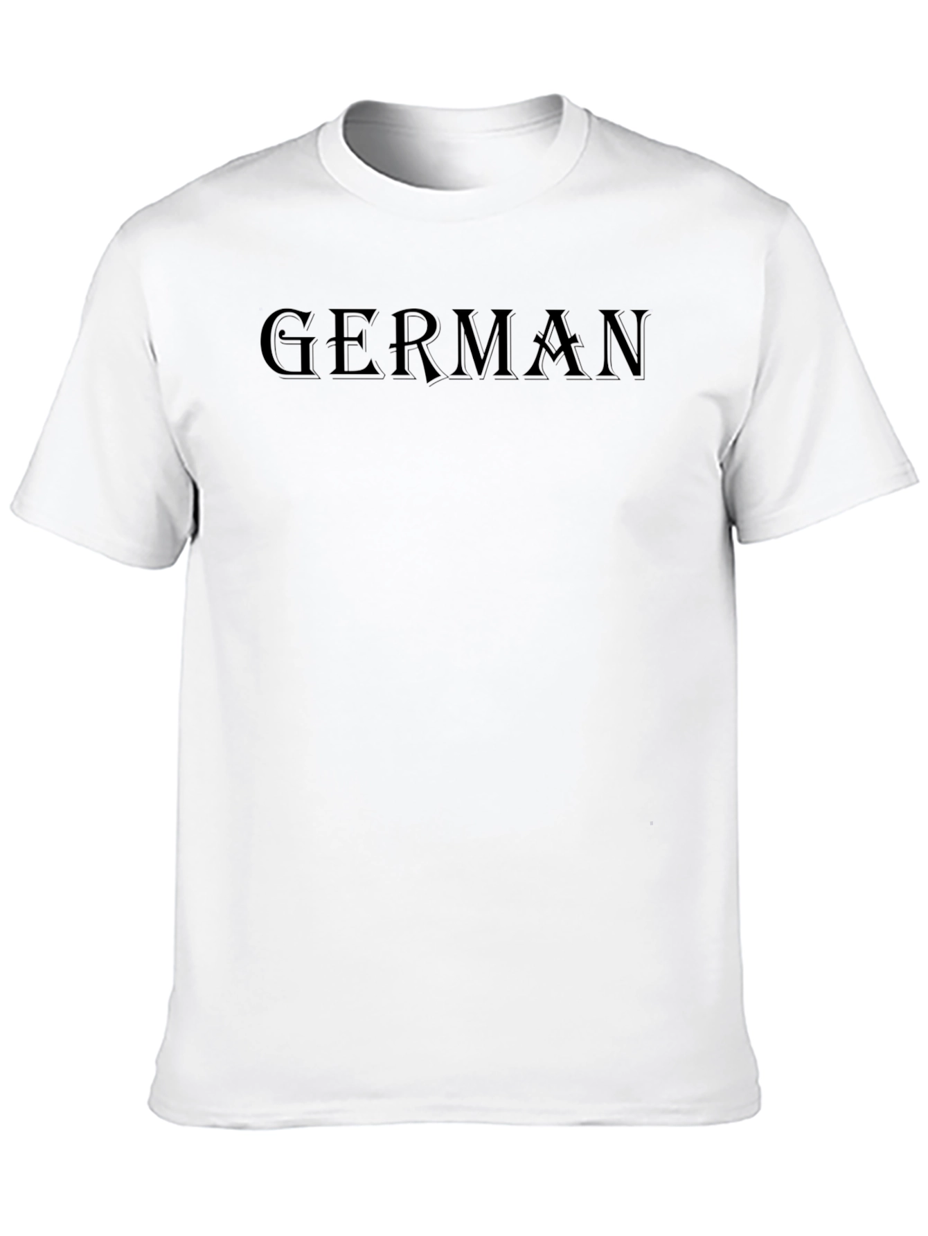 German Word Black T-Shirt