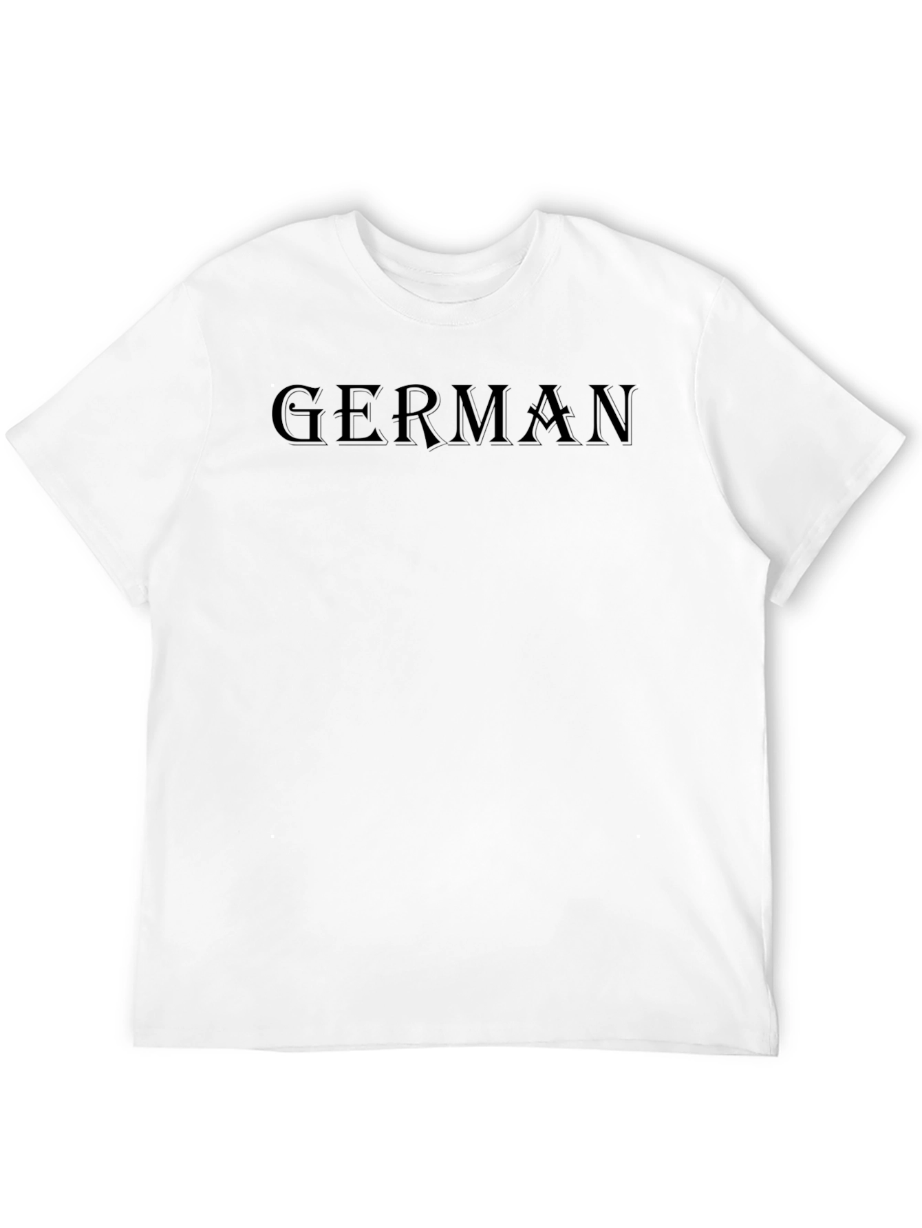 German Word Black T-Shirt