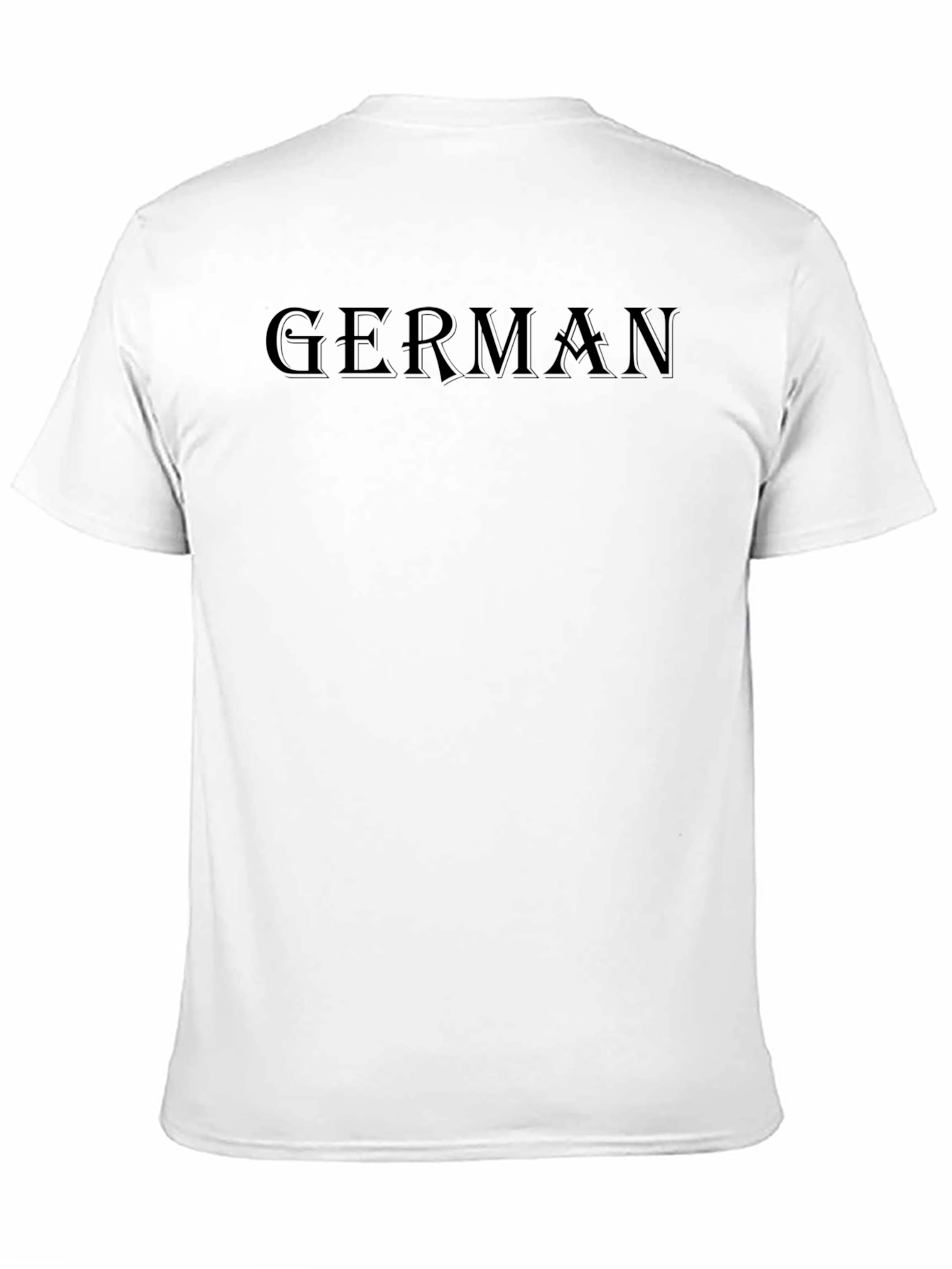 German Word Black T-Shirt