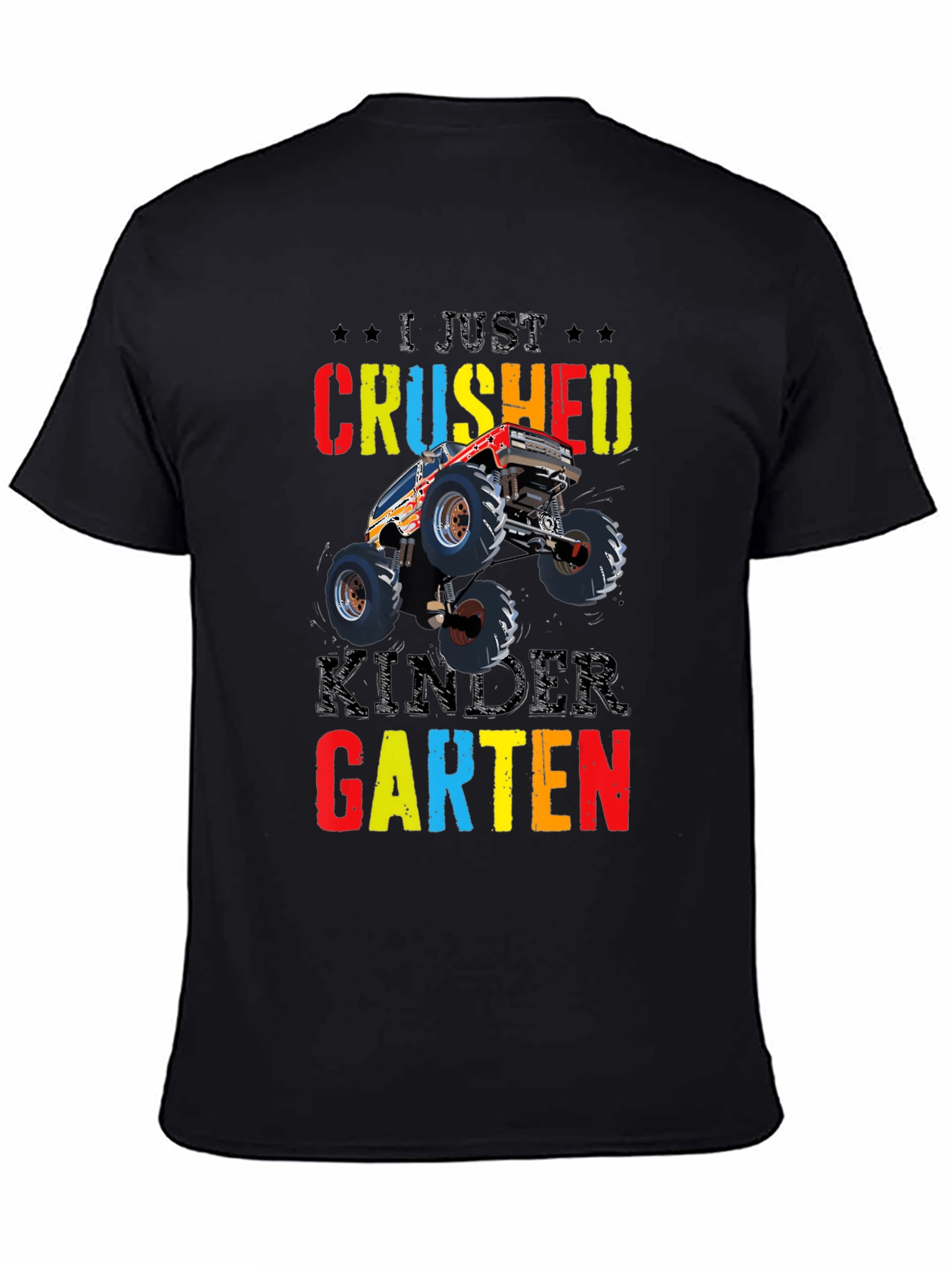 Crushed Kindergarten Monster Truck Tee