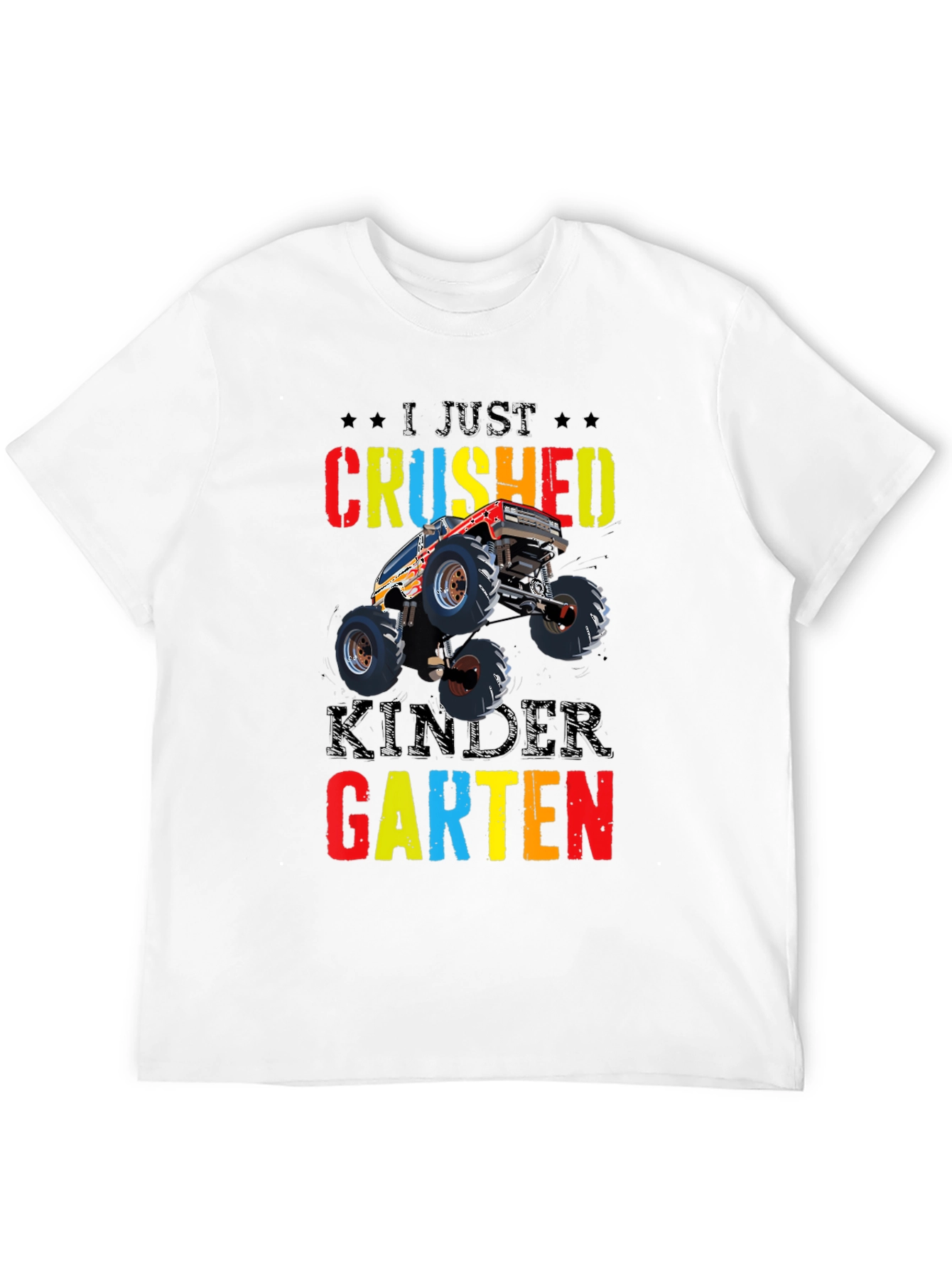 Crushed Kindergarten Monster Truck Tee