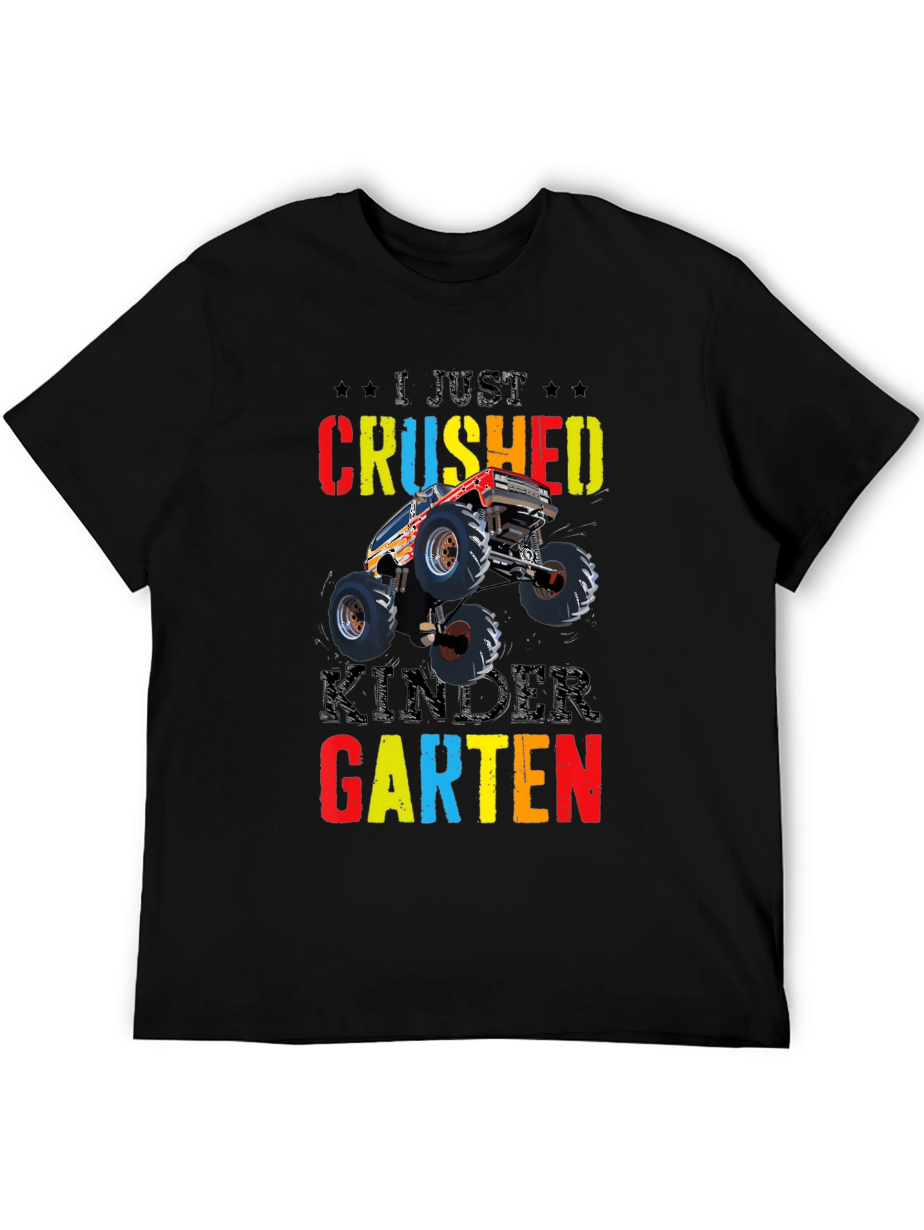 Crushed Kindergarten Monster Truck Tee