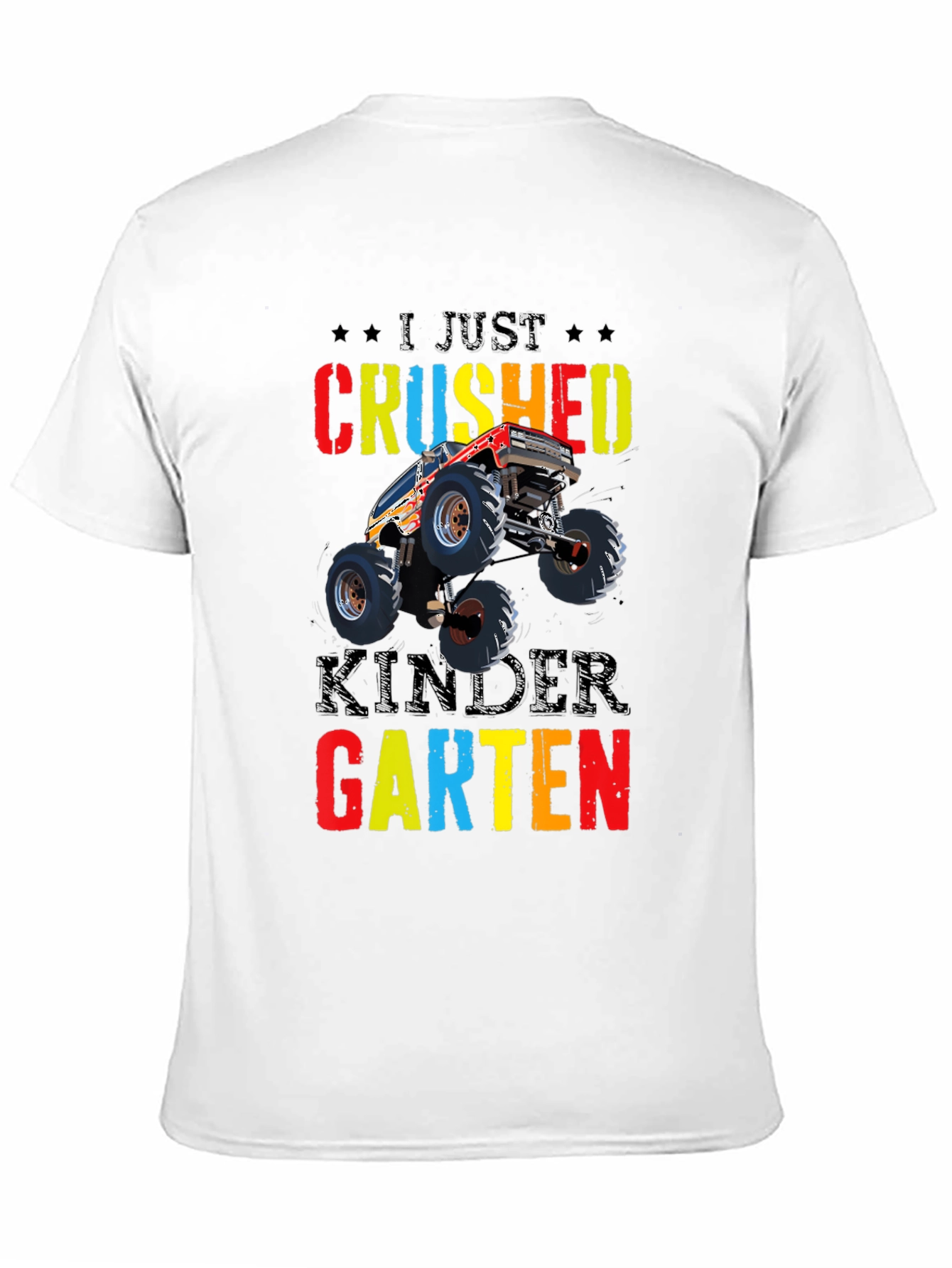 Crushed Kindergarten Monster Truck Tee