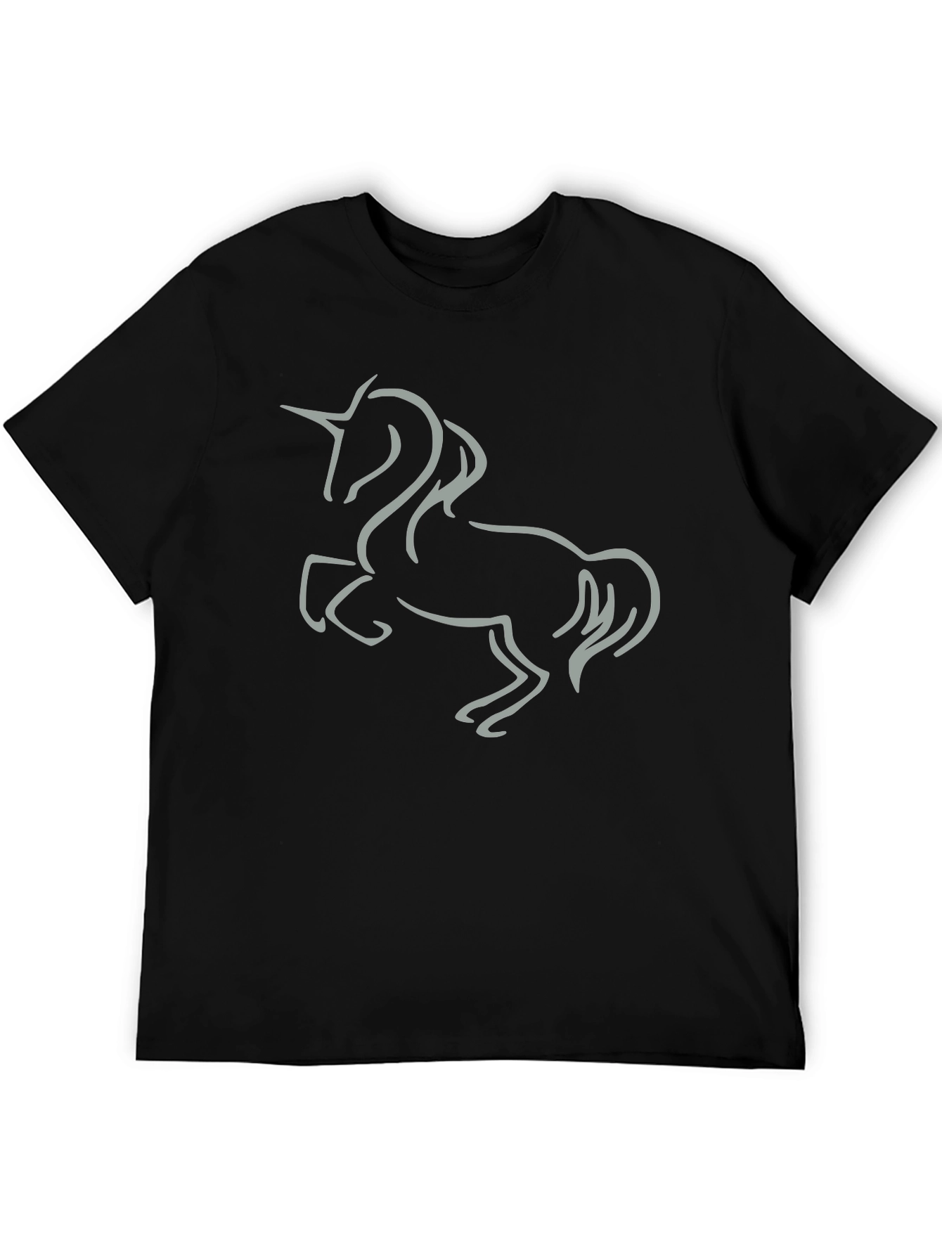 Unicorn Graphic Tee - Black