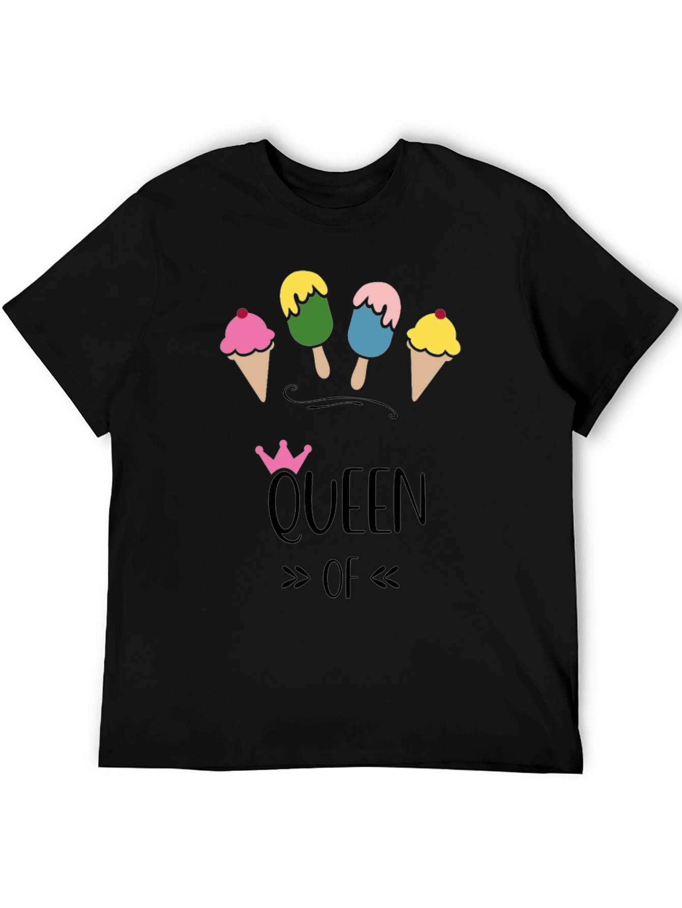 Queen of Ice Cream T-Shirt - Fun Novelty Tee