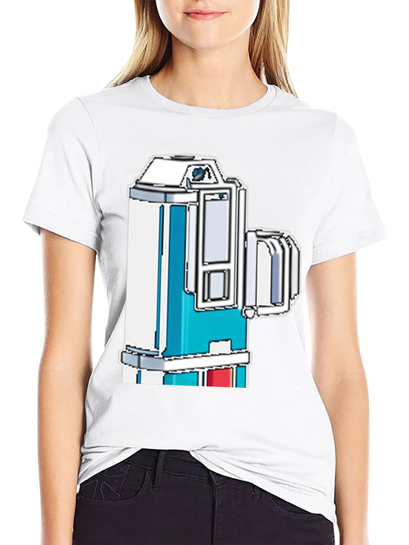 Retro 8-Bit Camera T-Shirt - Classic Gamer Style