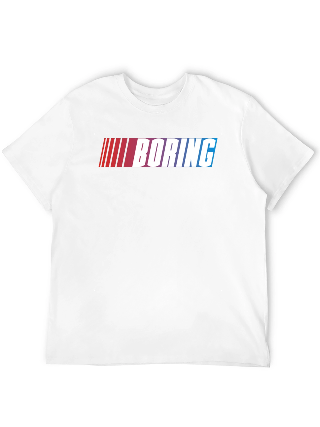 Boring Graphic T-Shirt - Black Cotton Tee