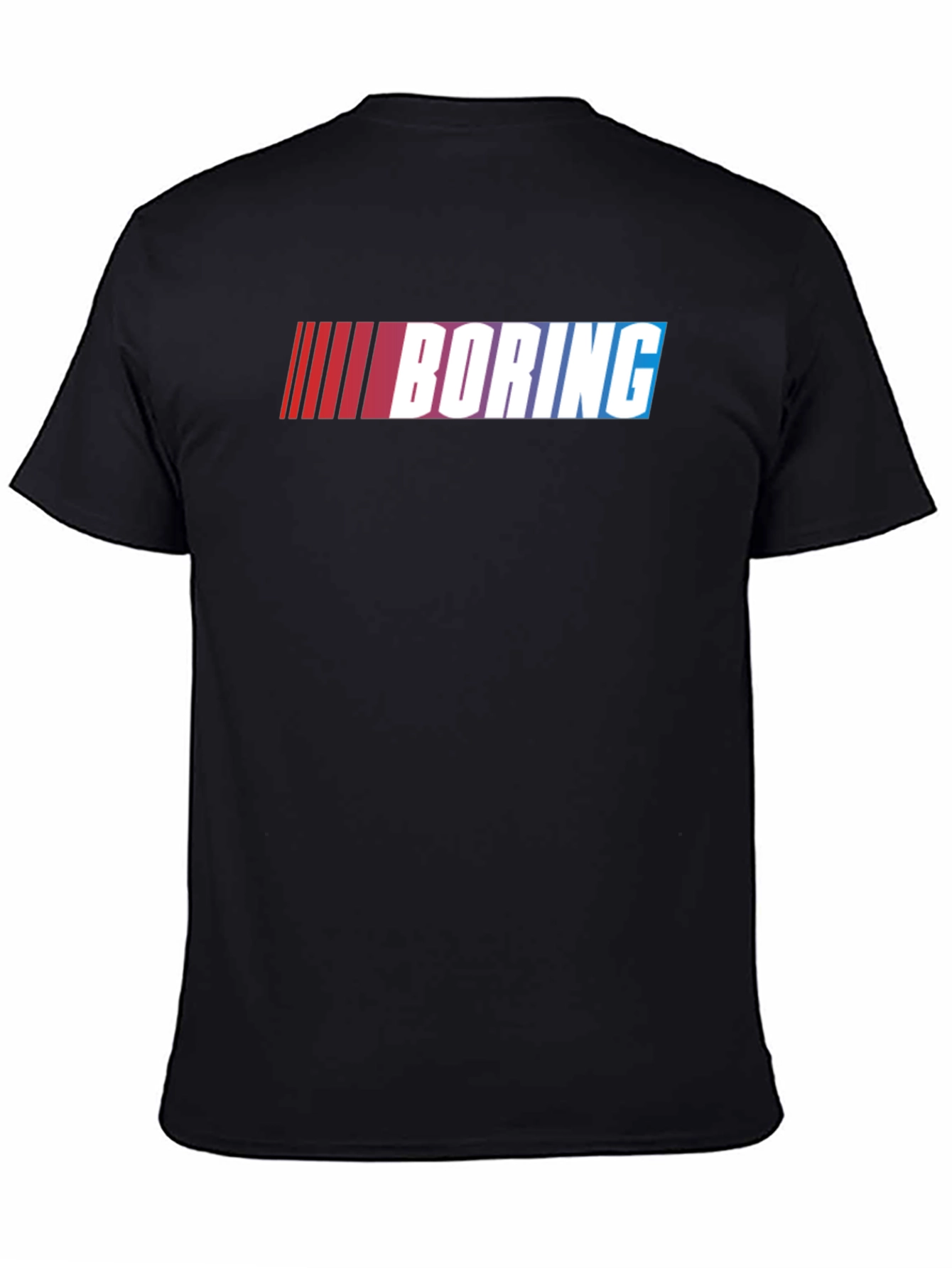 Boring Graphic T-Shirt - Black Cotton Tee