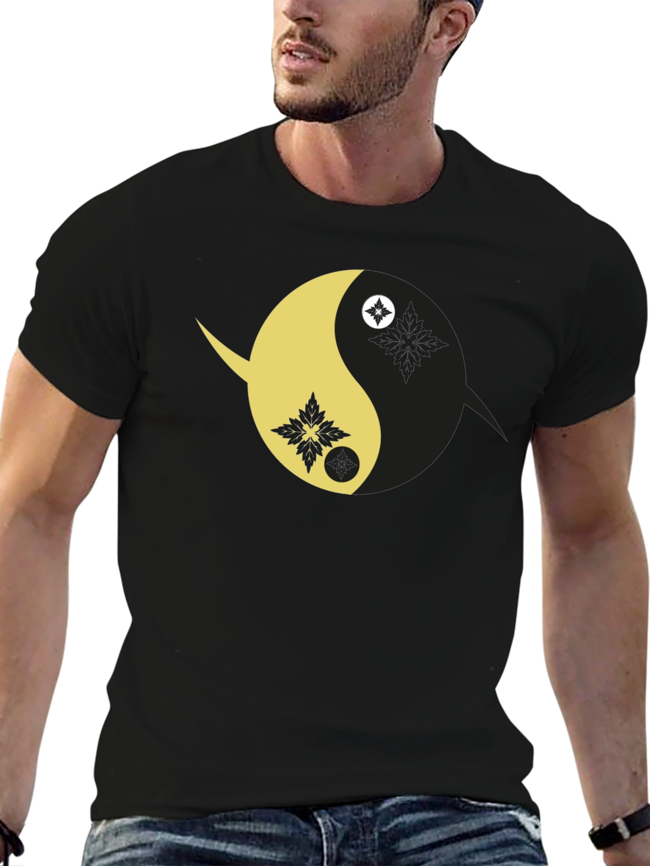 Yin Yang Graphic Tee - Stylish & Unique