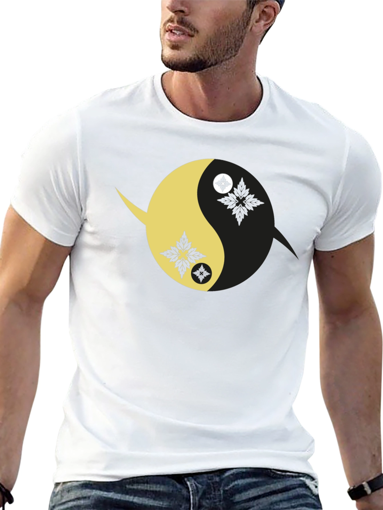 Yin Yang Graphic Tee - Stylish & Unique