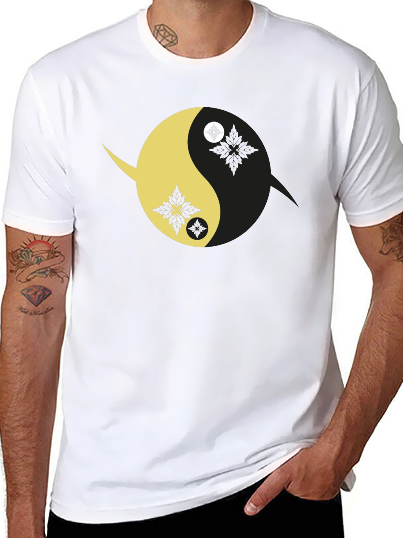 Yin Yang Graphic Tee - Stylish & Unique