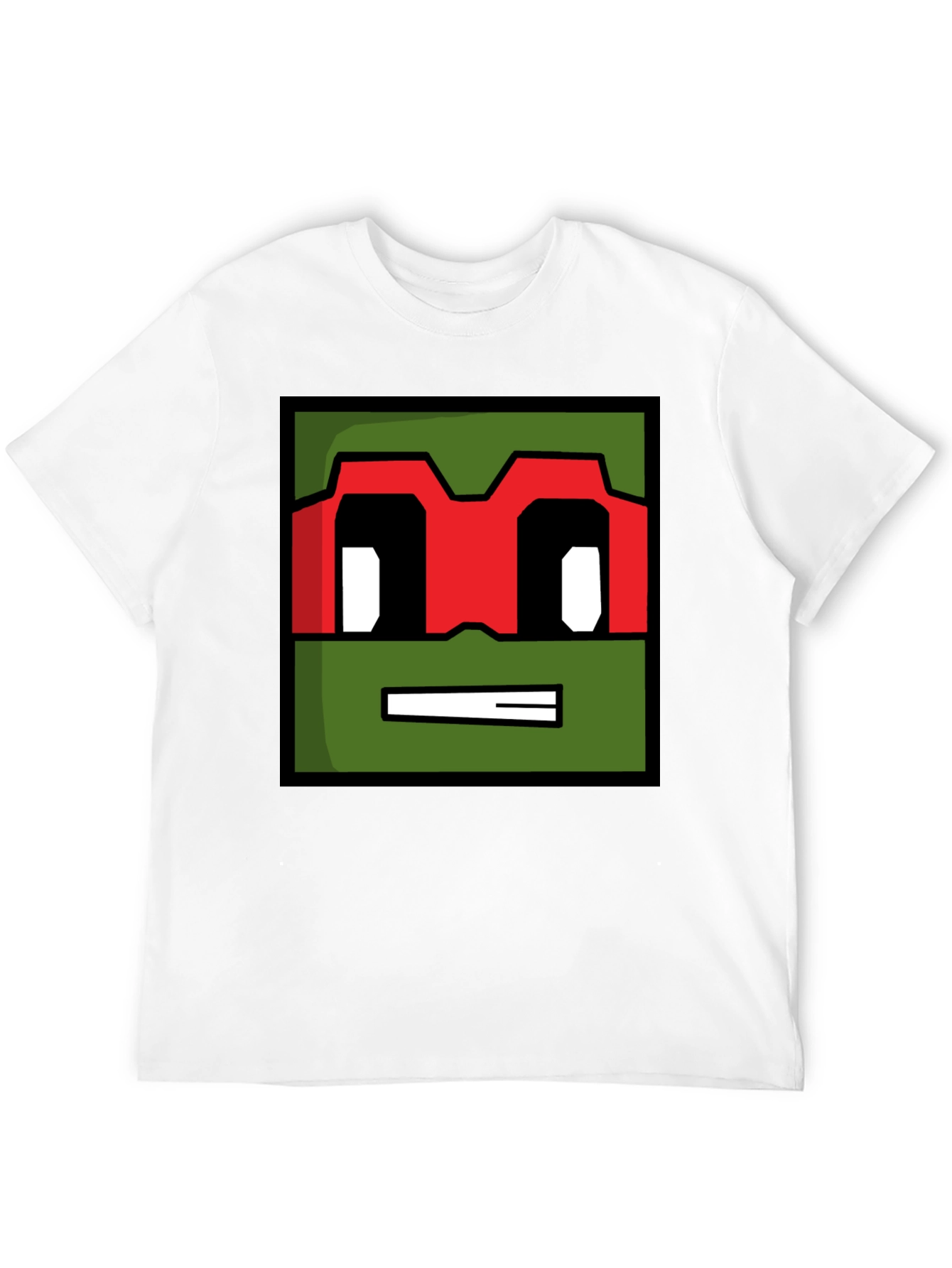 Pixelated Ninja Turtle Graphic Tee - Black