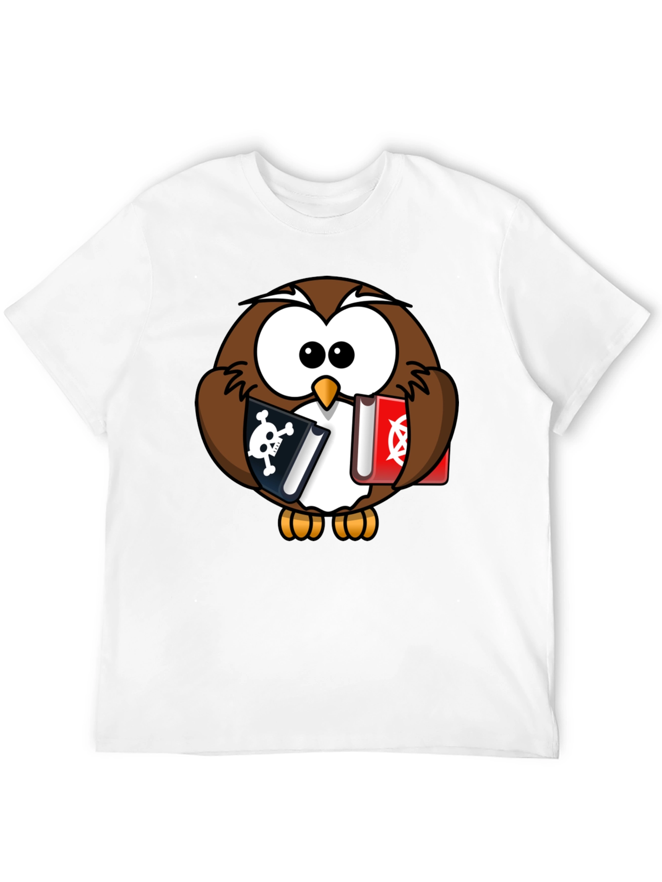 Owl Pirate & Occult Book T-Shirt