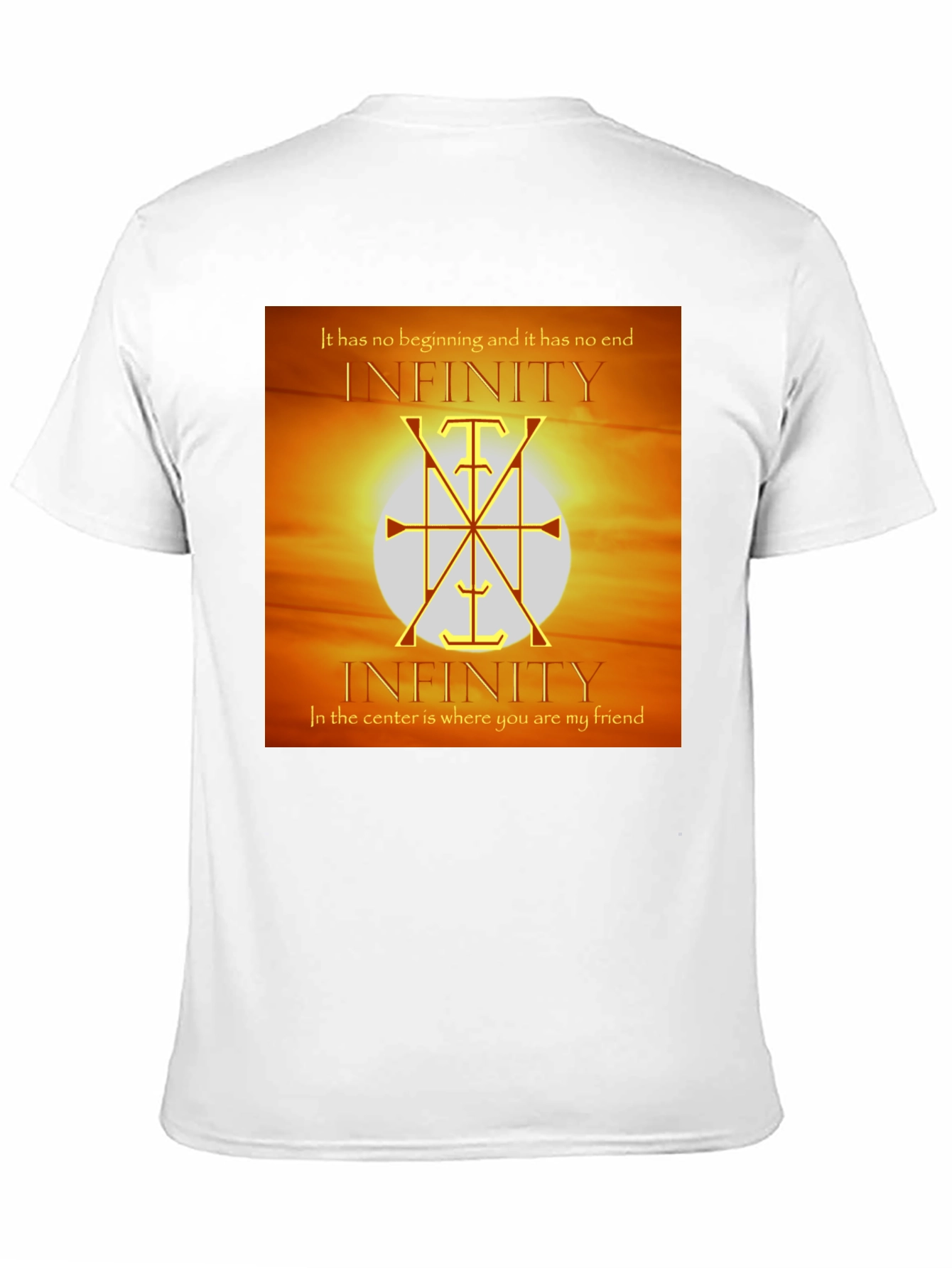 Infinity Symbol Graphic Tee - Unique Design