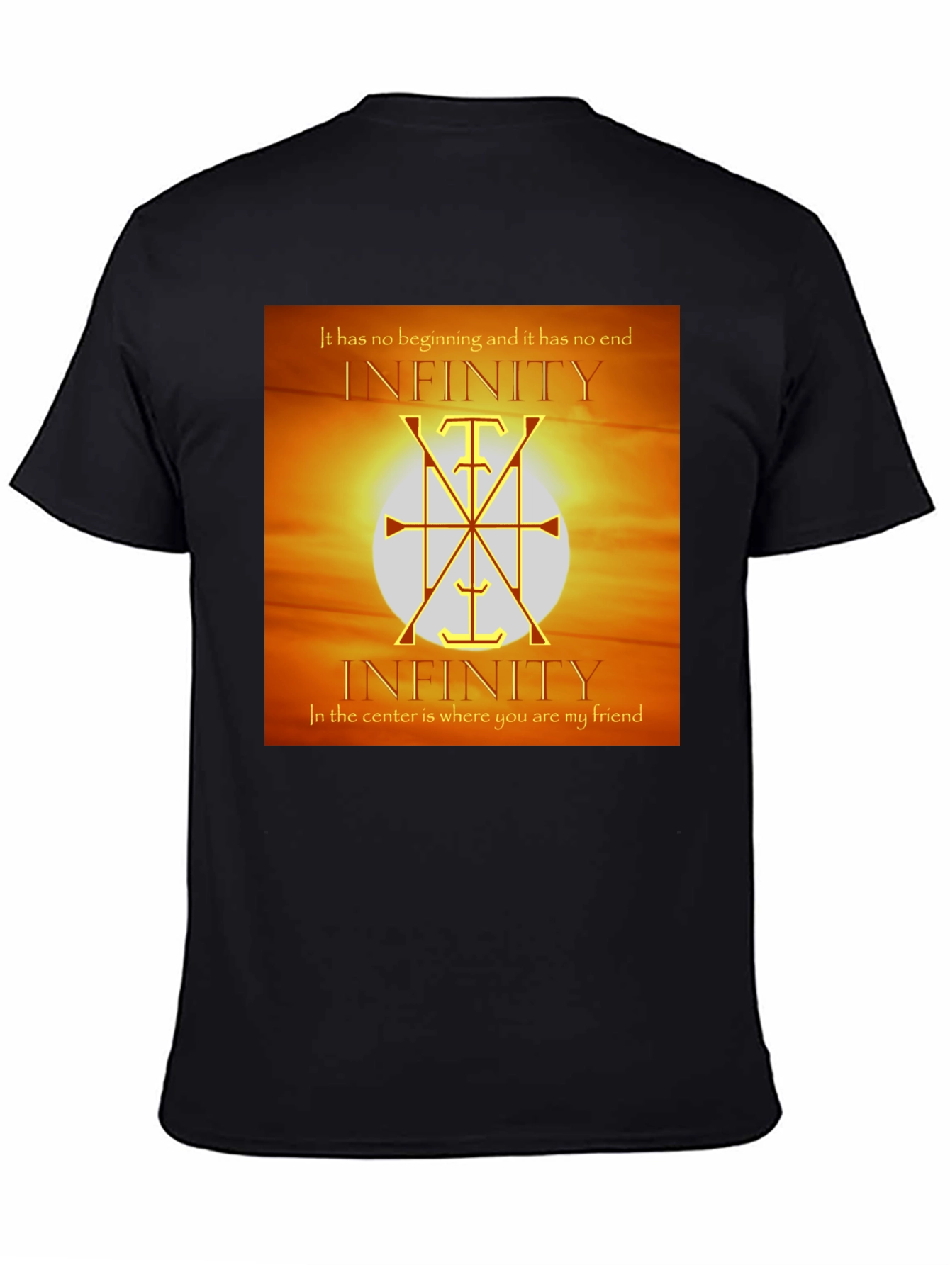 Infinity Symbol Graphic Tee - Unique Design