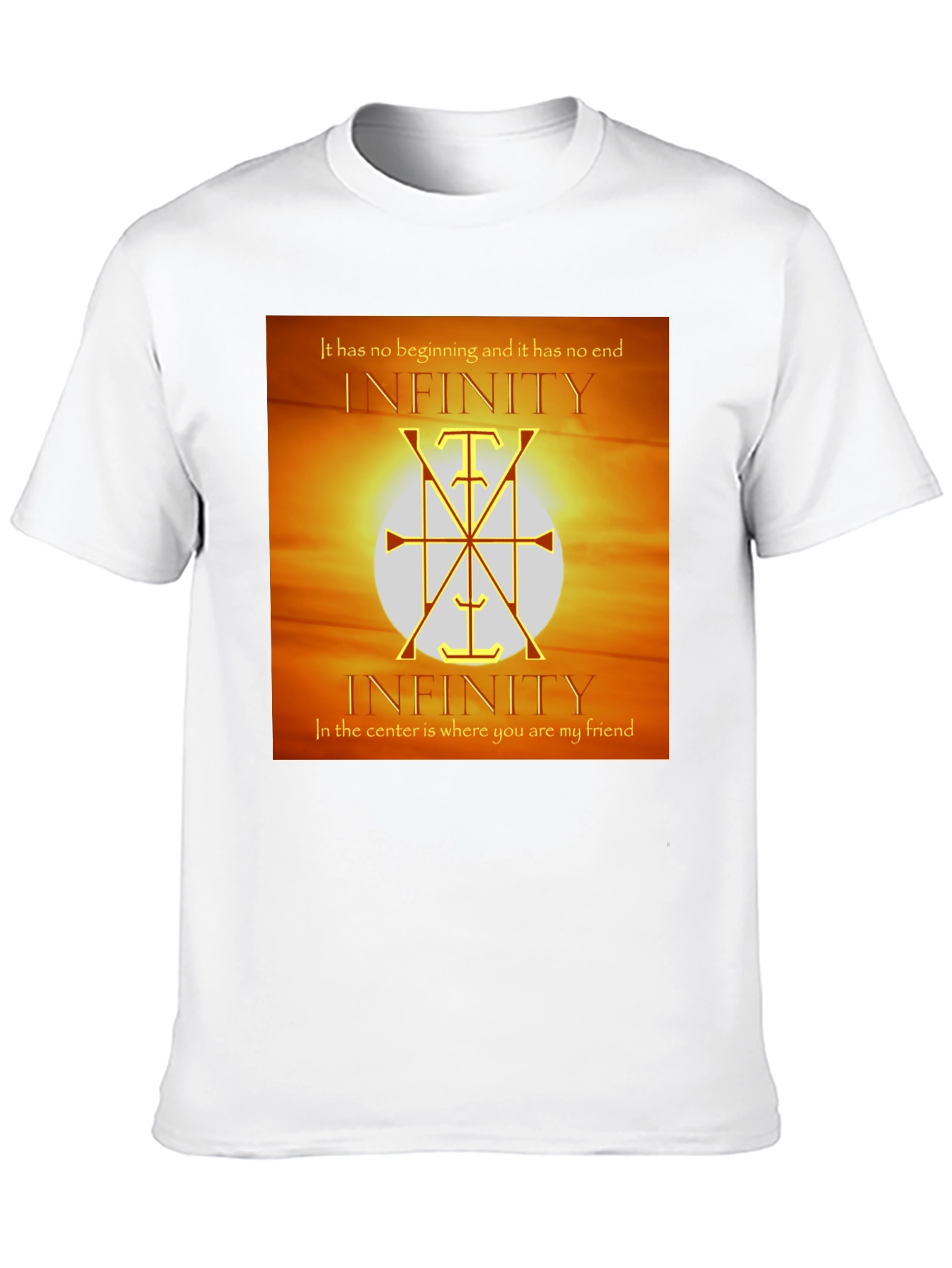 Infinity Symbol Graphic Tee - Unique Design