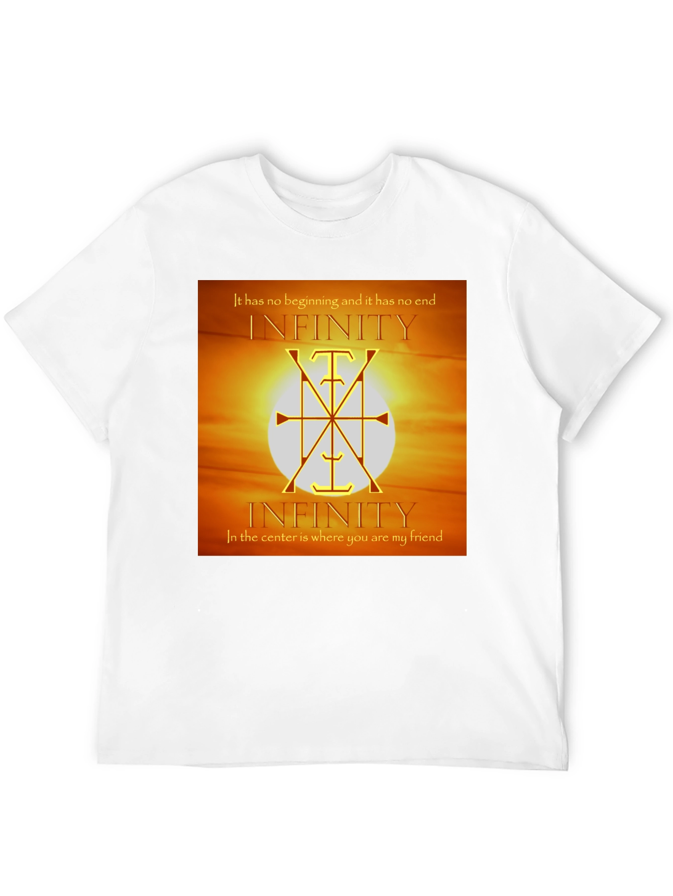 Infinity Symbol Graphic Tee - Unique Design