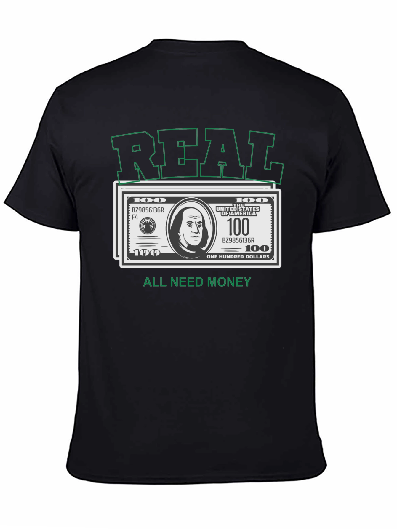 Real Money Graphic T-Shirt
