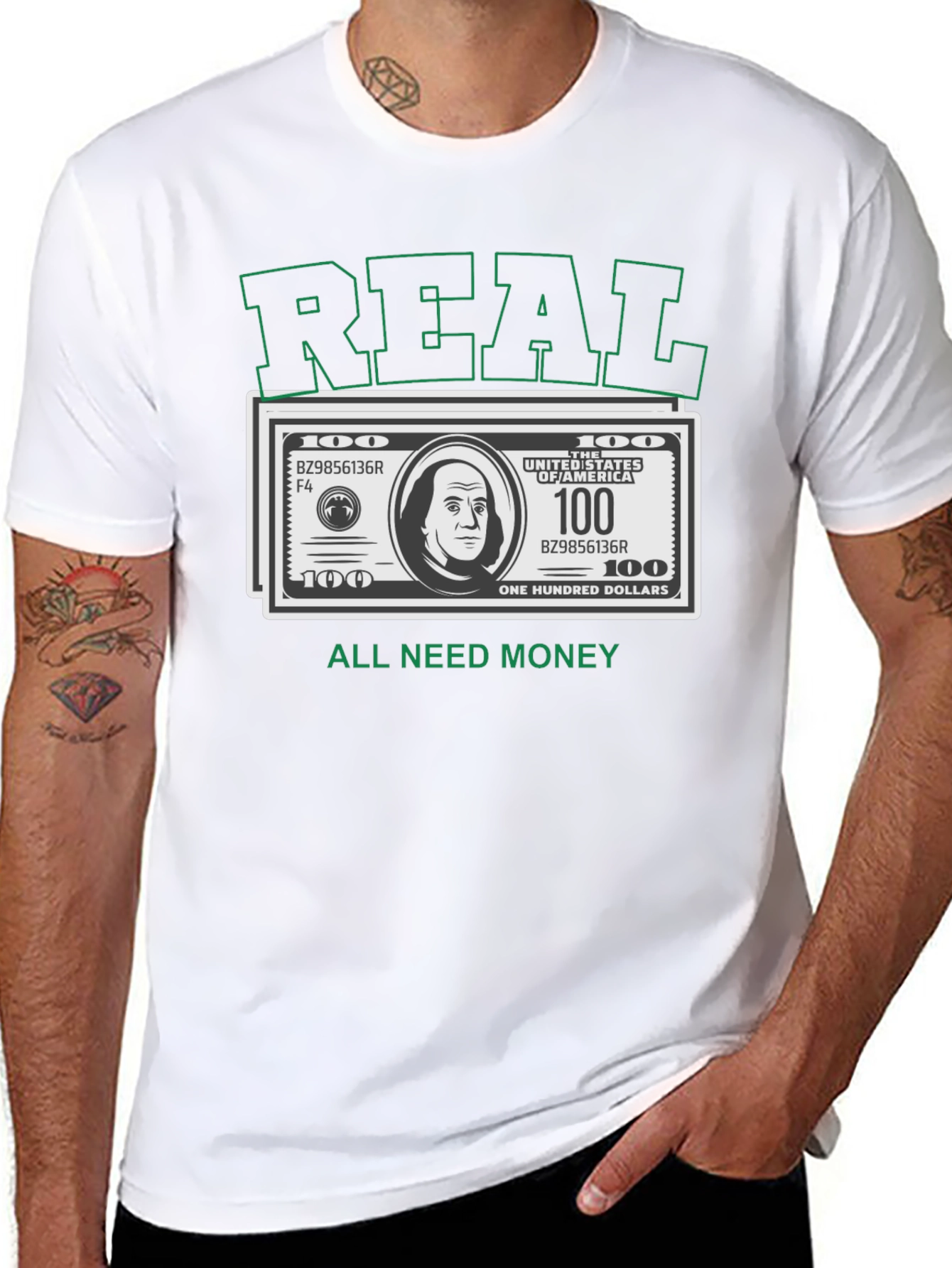 Real Money Graphic T-Shirt