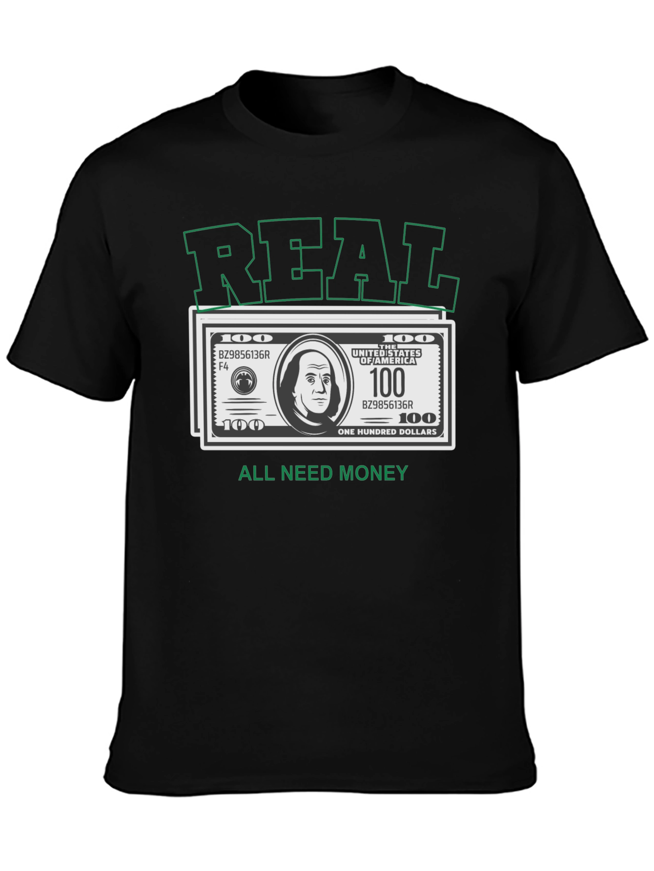 Real Money Graphic T-Shirt