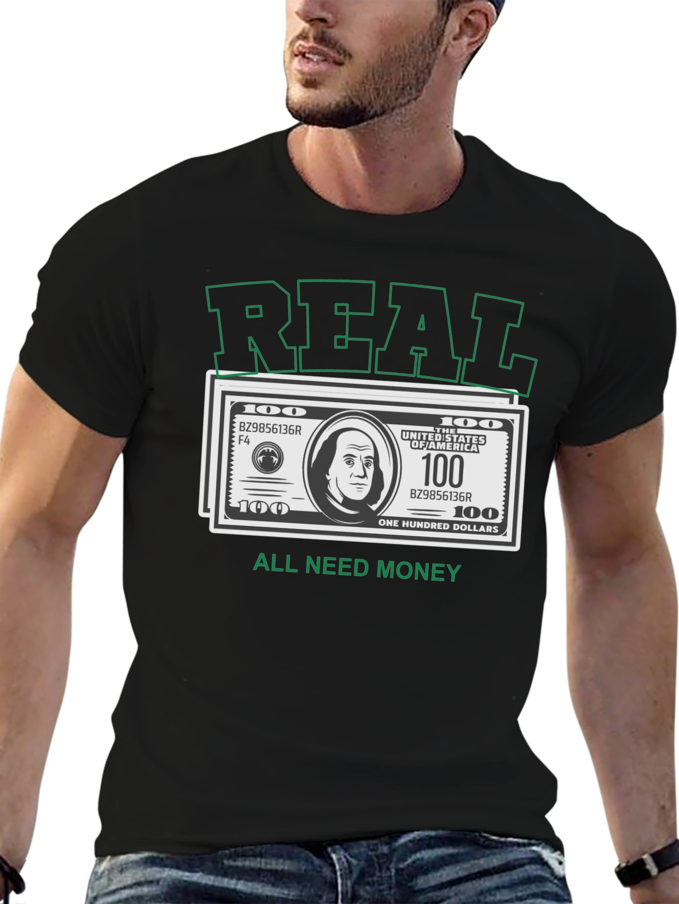 Real Money Graphic T-Shirt