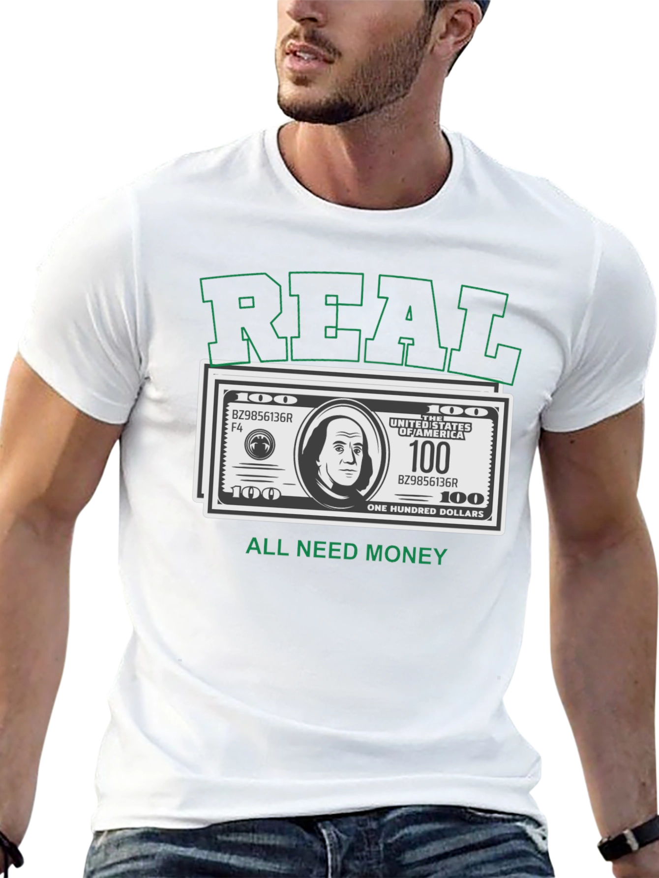 Real Money Graphic T-Shirt