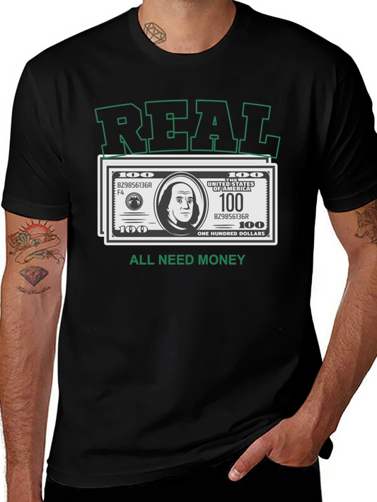 Real Money Graphic T-Shirt