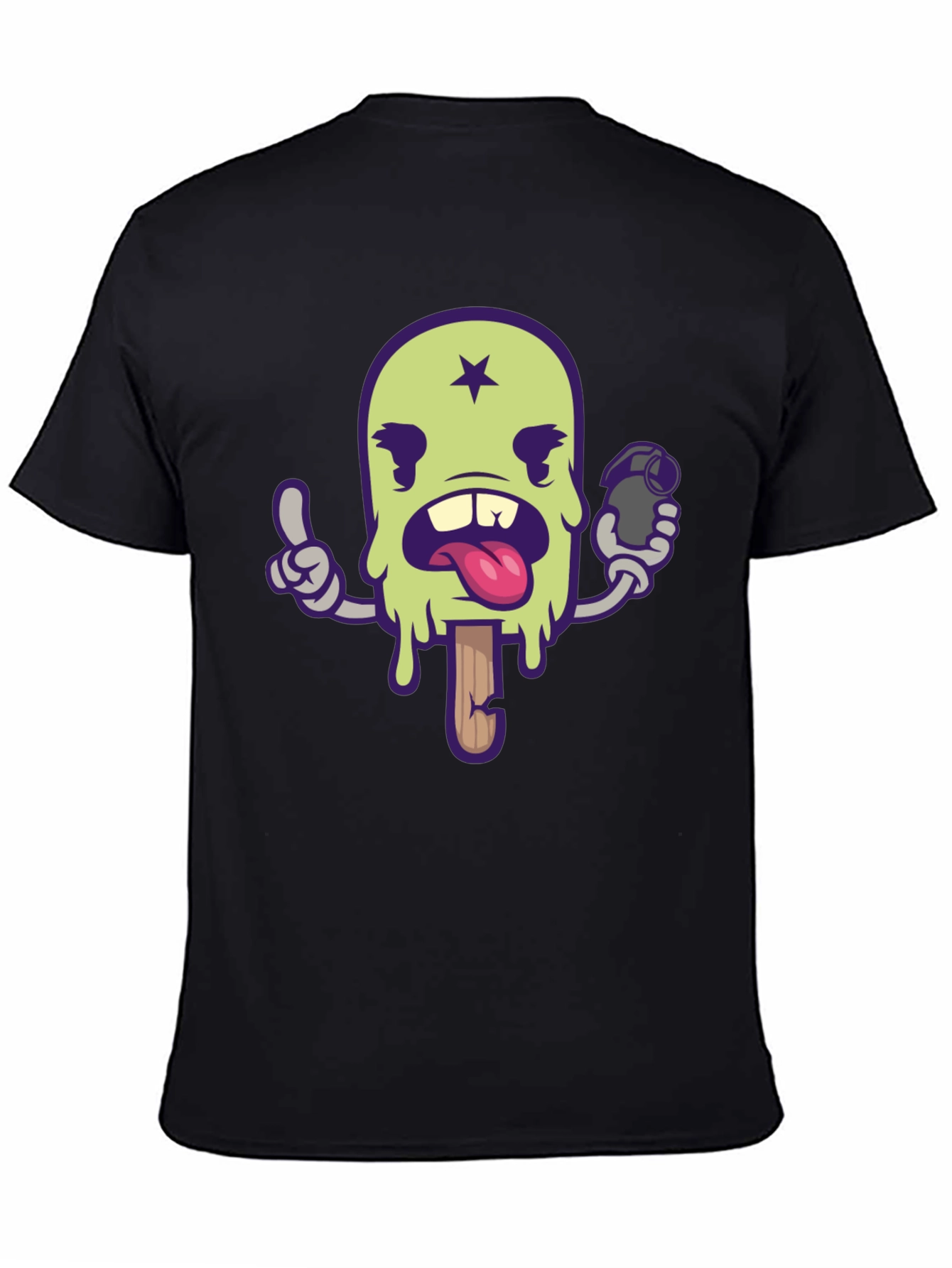 Ice Cream Grenade T-Shirt - Cool Cartoon Graphic Tee