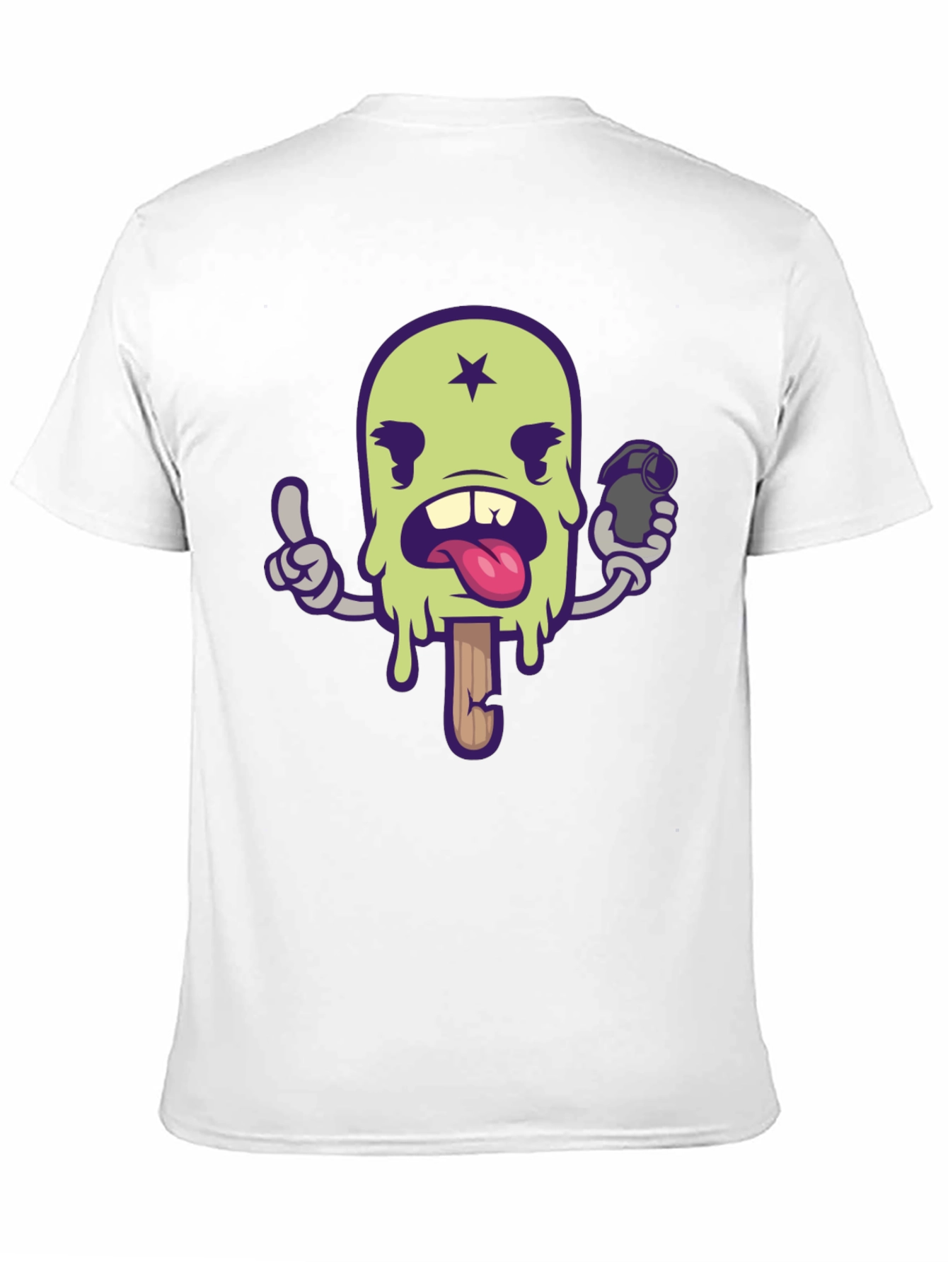 Ice Cream Grenade T-Shirt - Cool Cartoon Graphic Tee
