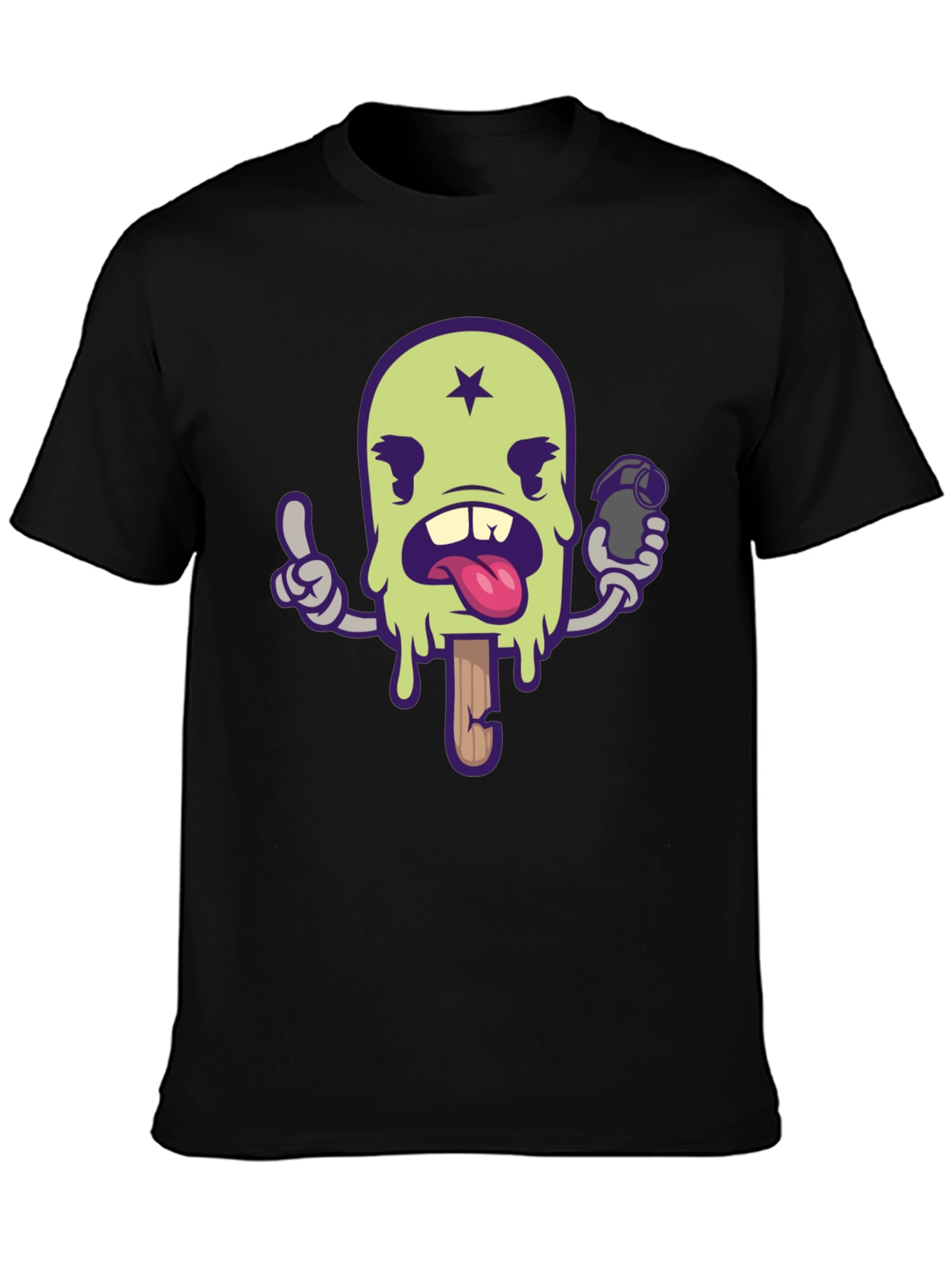 Ice Cream Grenade T-Shirt - Cool Cartoon Graphic Tee