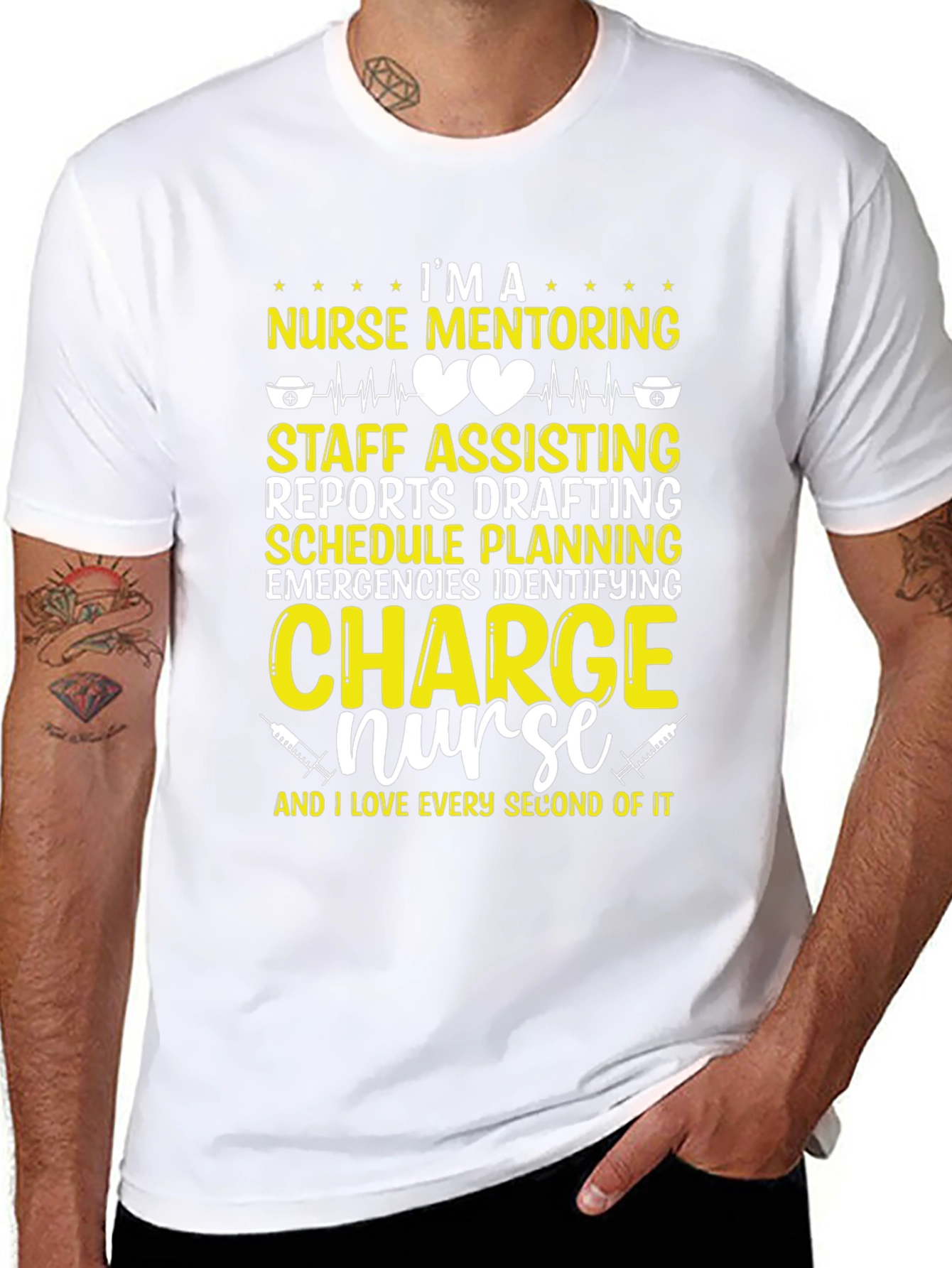 Charge Nurse Tee - I Love Every Second