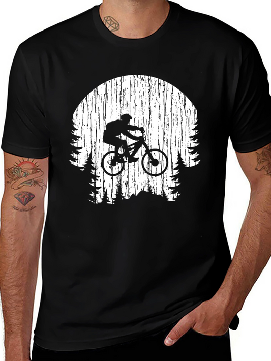 Mountain Biker Graphic Tee - Adventure Awaits