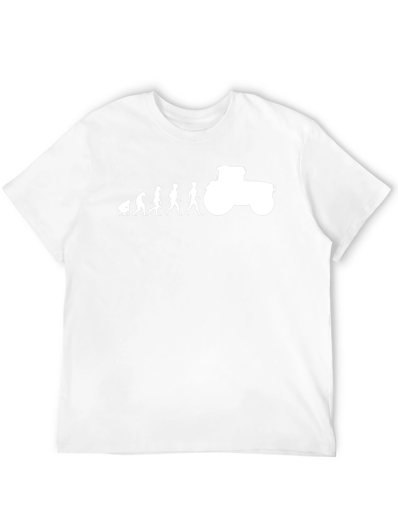 Evolution to Tractor Mens Graphic T-Shirt