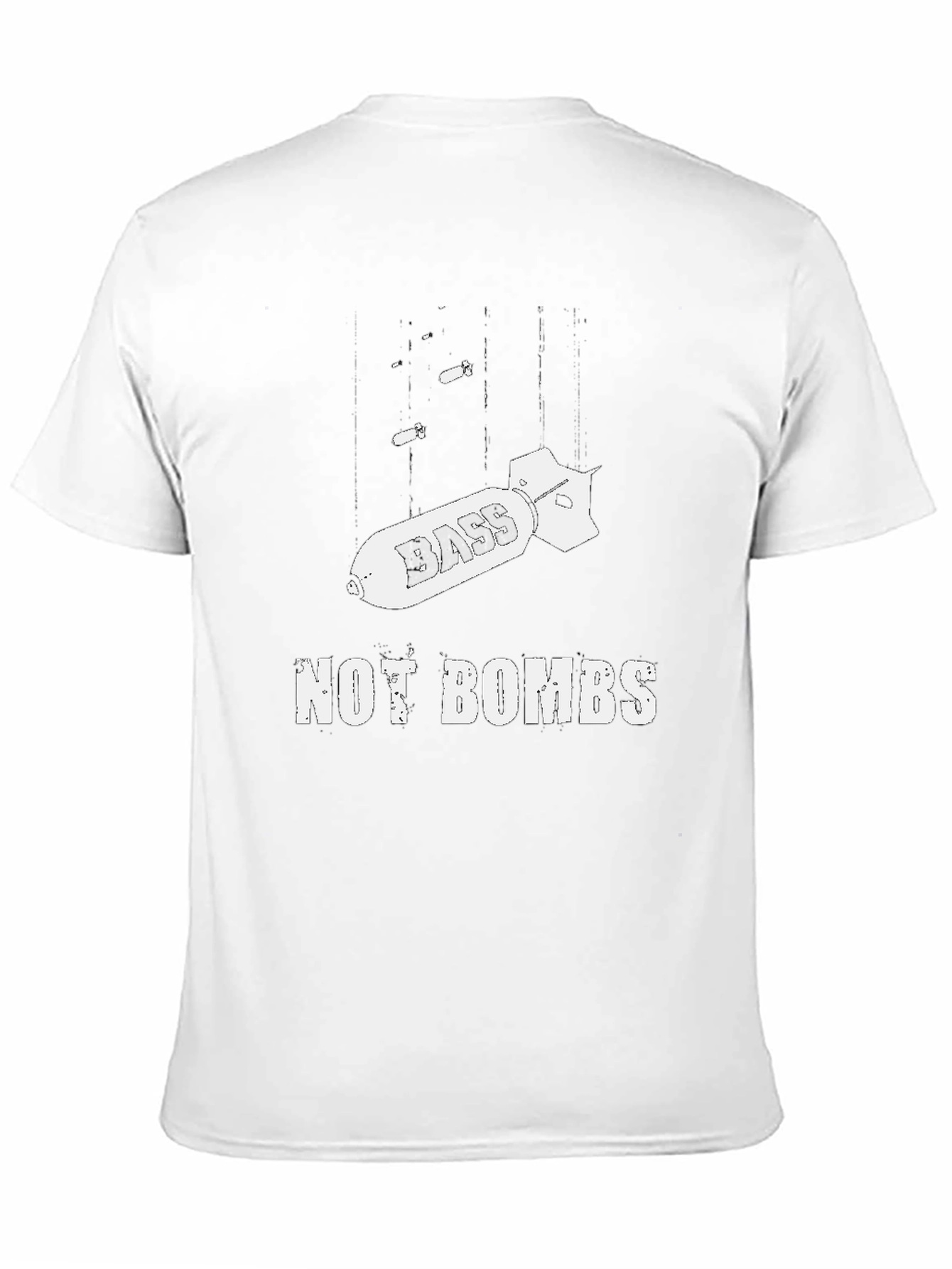 Bass Not Bombs Graphic T-Shirt