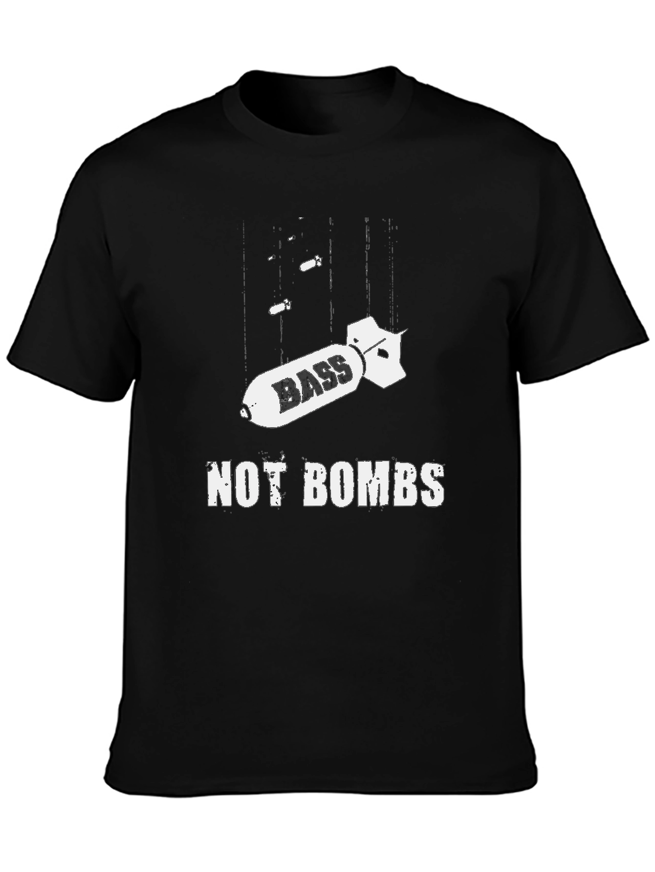 Bass Not Bombs Graphic T-Shirt