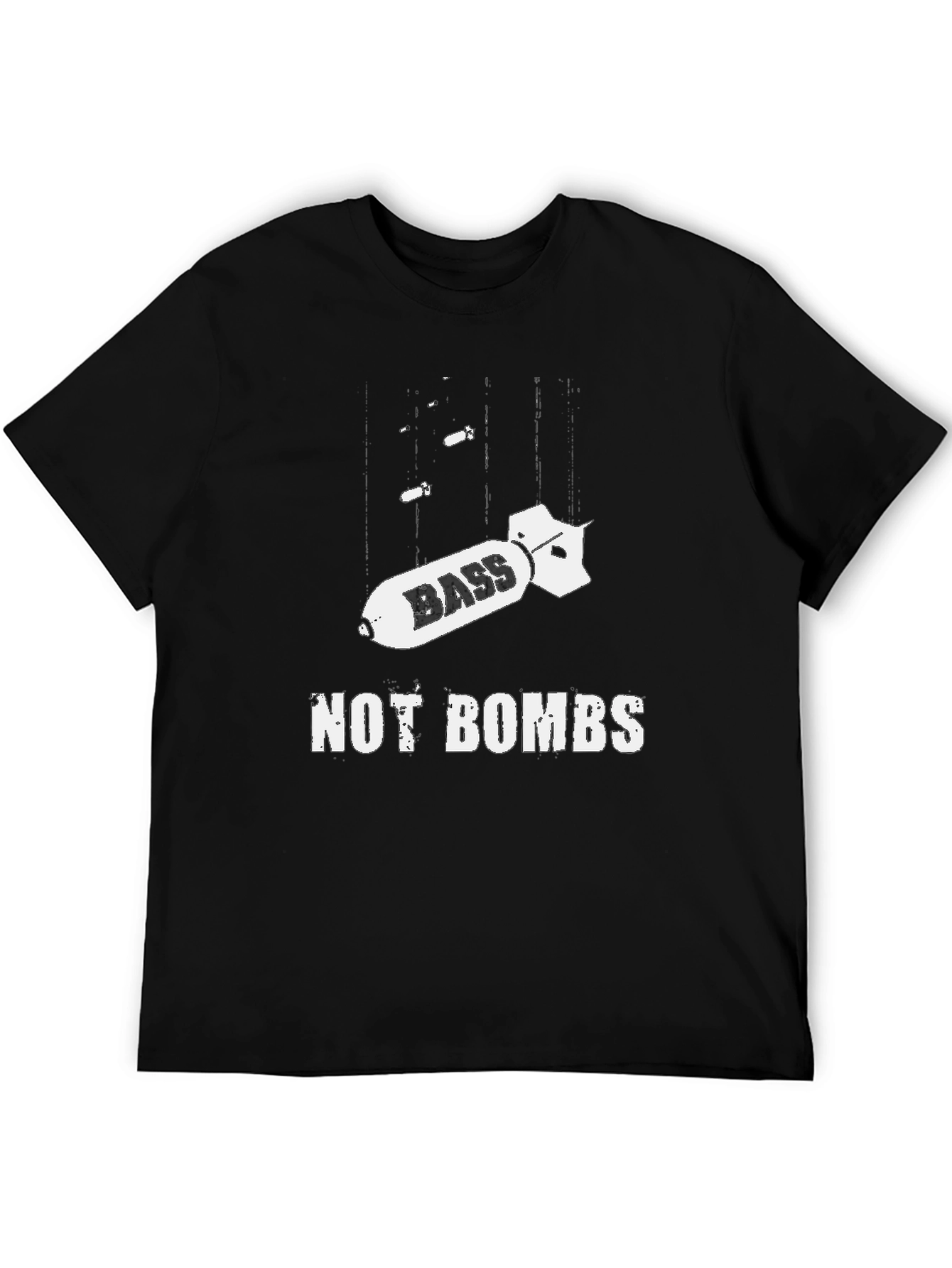 Bass Not Bombs Graphic T-Shirt