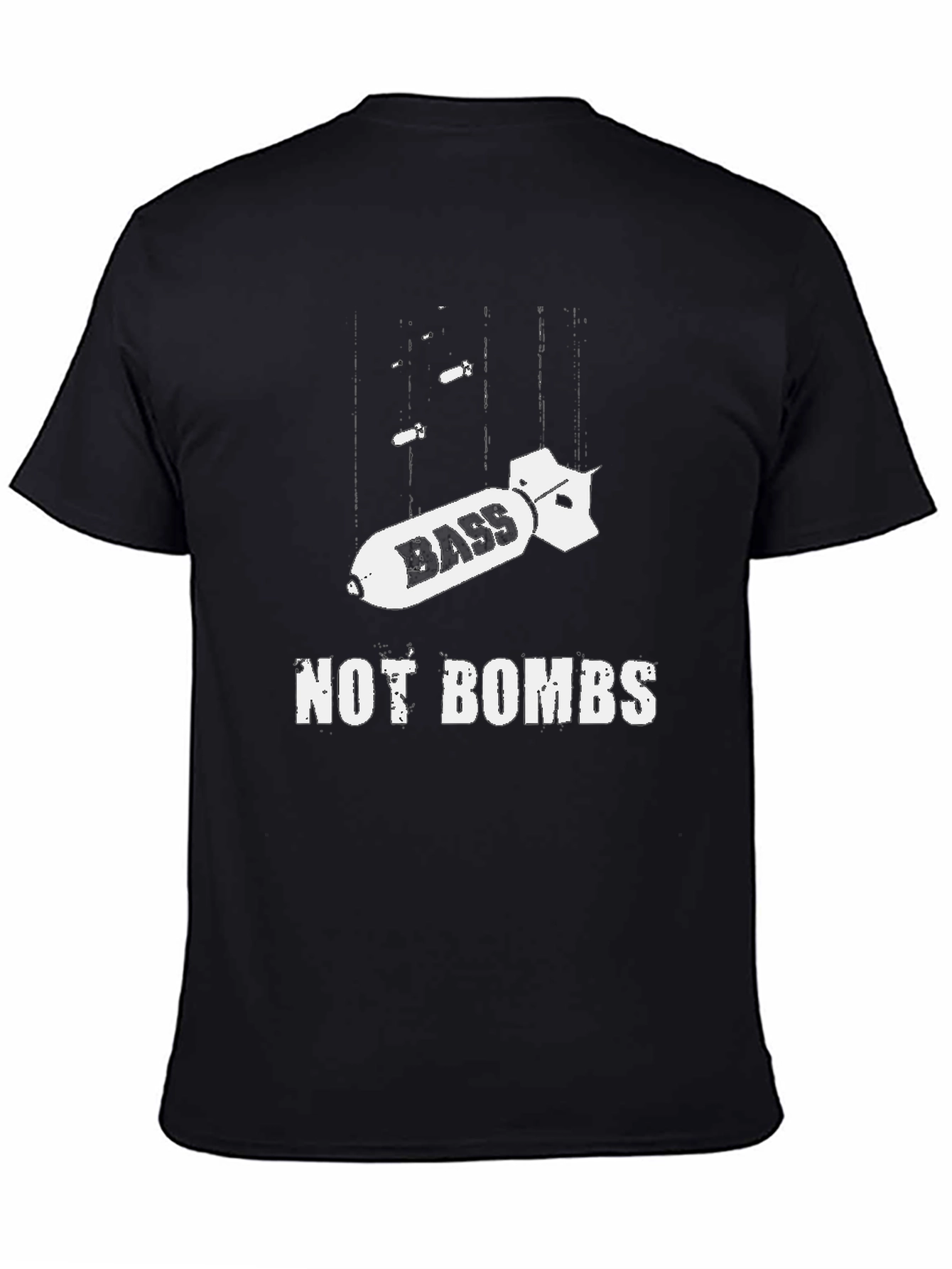 Bass Not Bombs Graphic T-Shirt