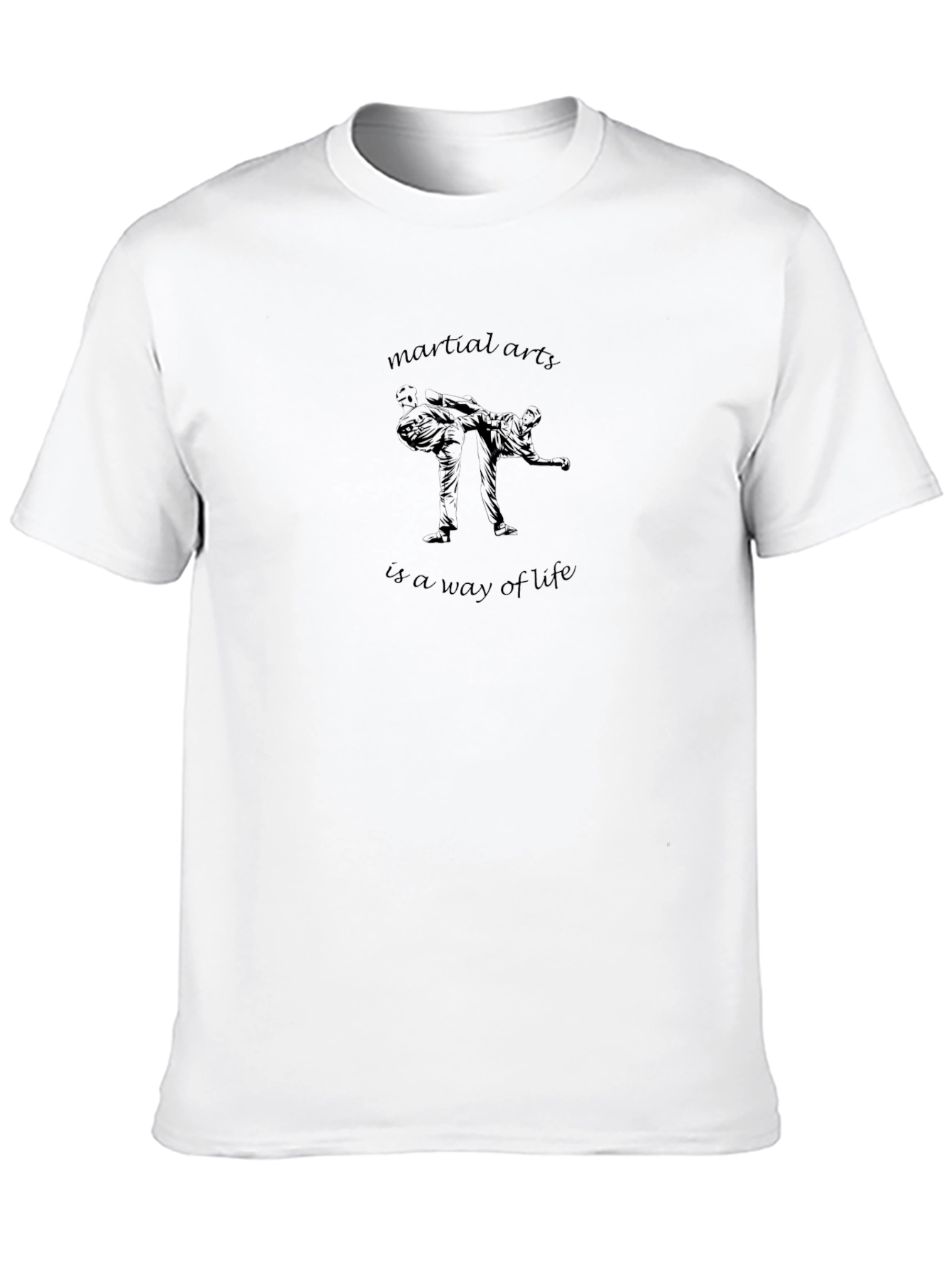 Martial Arts Way of Life Graphic Tee - Black