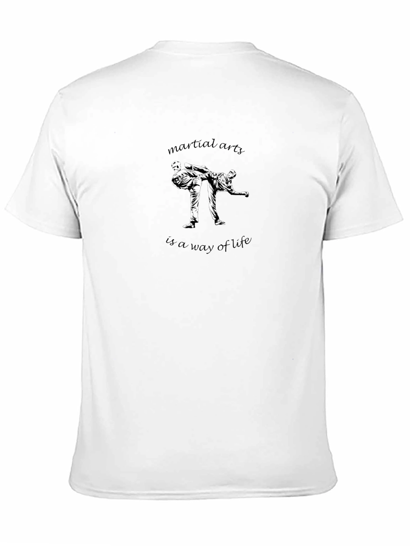 Martial Arts Way of Life Graphic Tee - Black