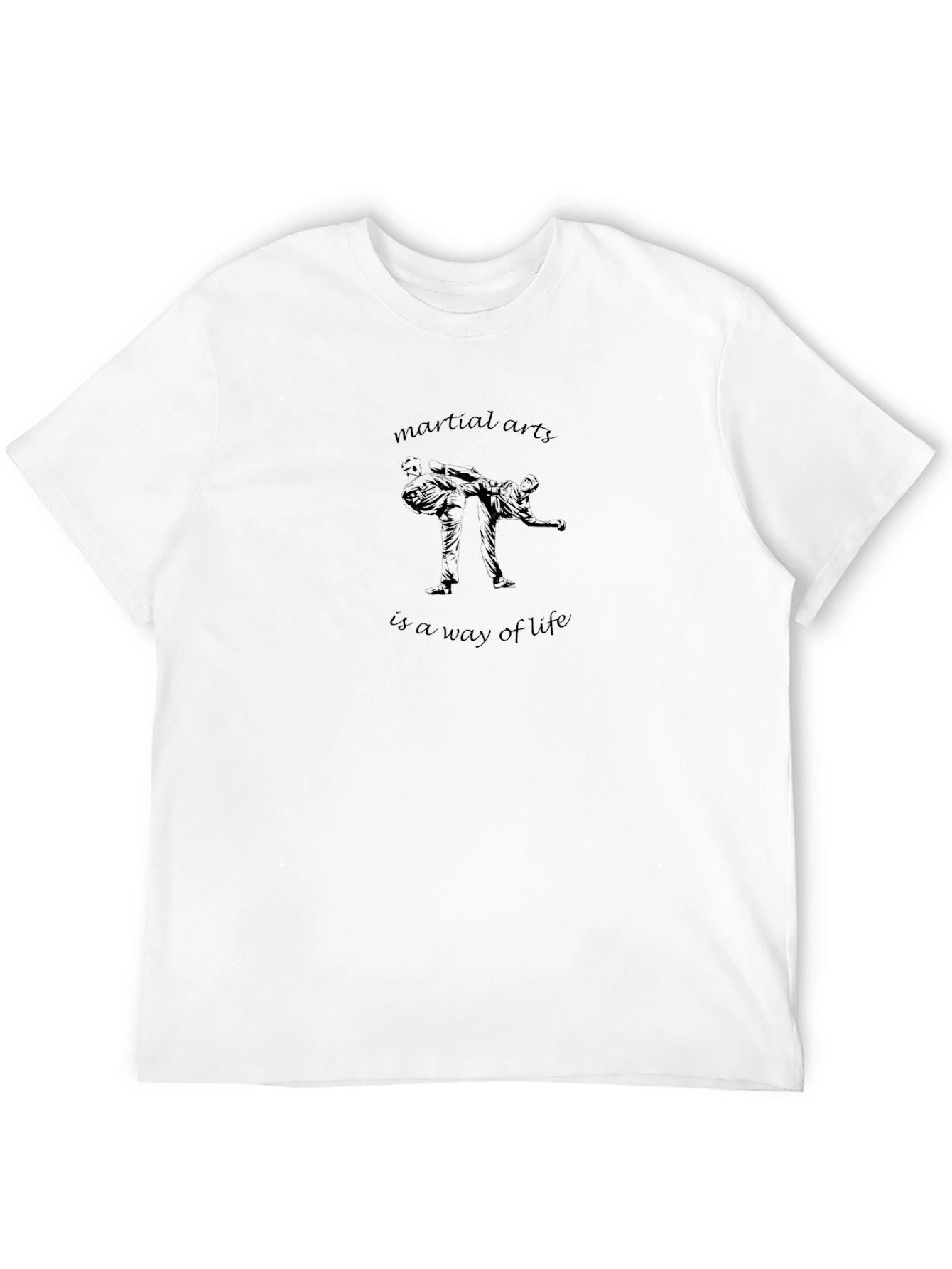 Martial Arts Way of Life Graphic Tee - Black