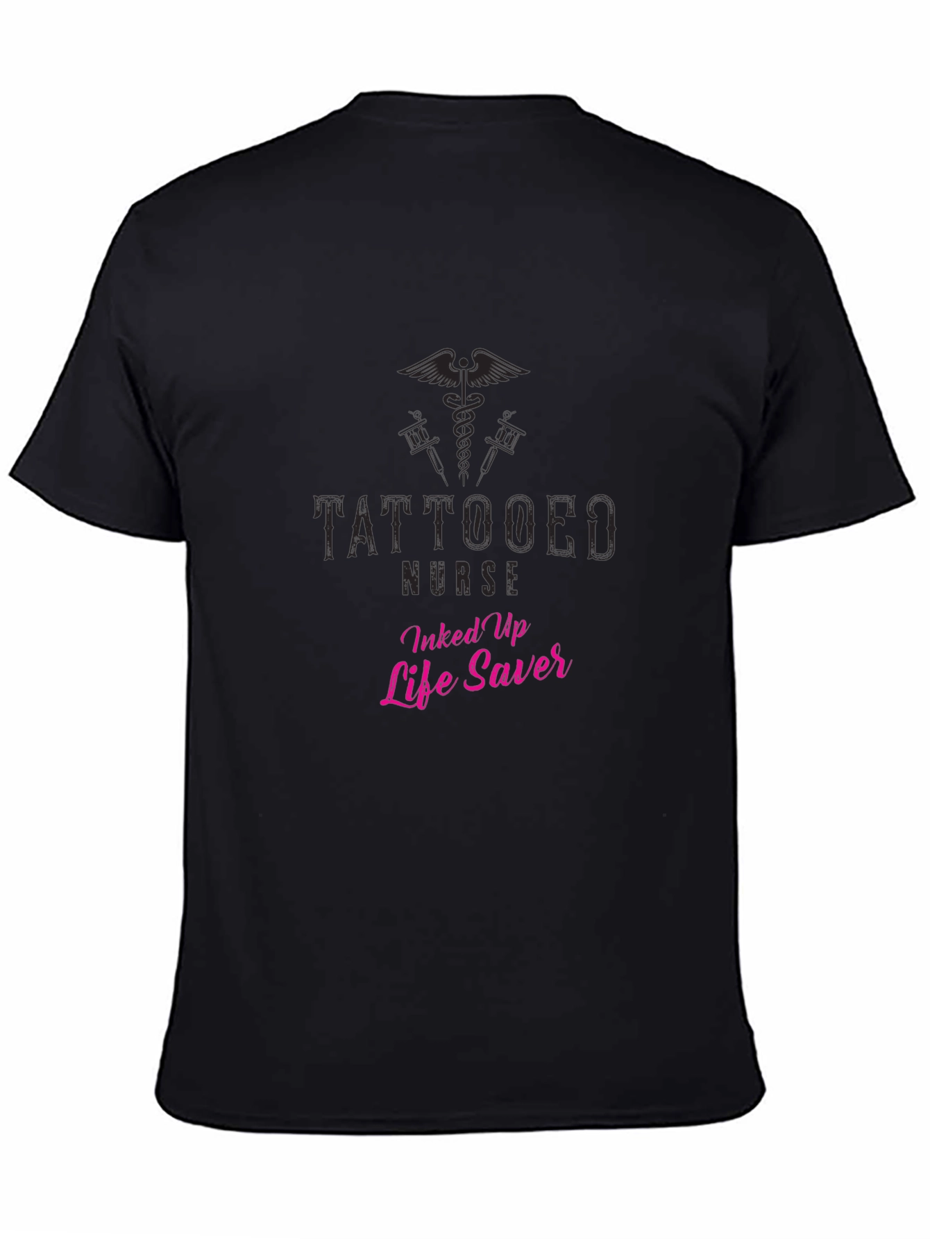 Tattooed Nurse Inked Up Life Saver Graphic T-Shirt