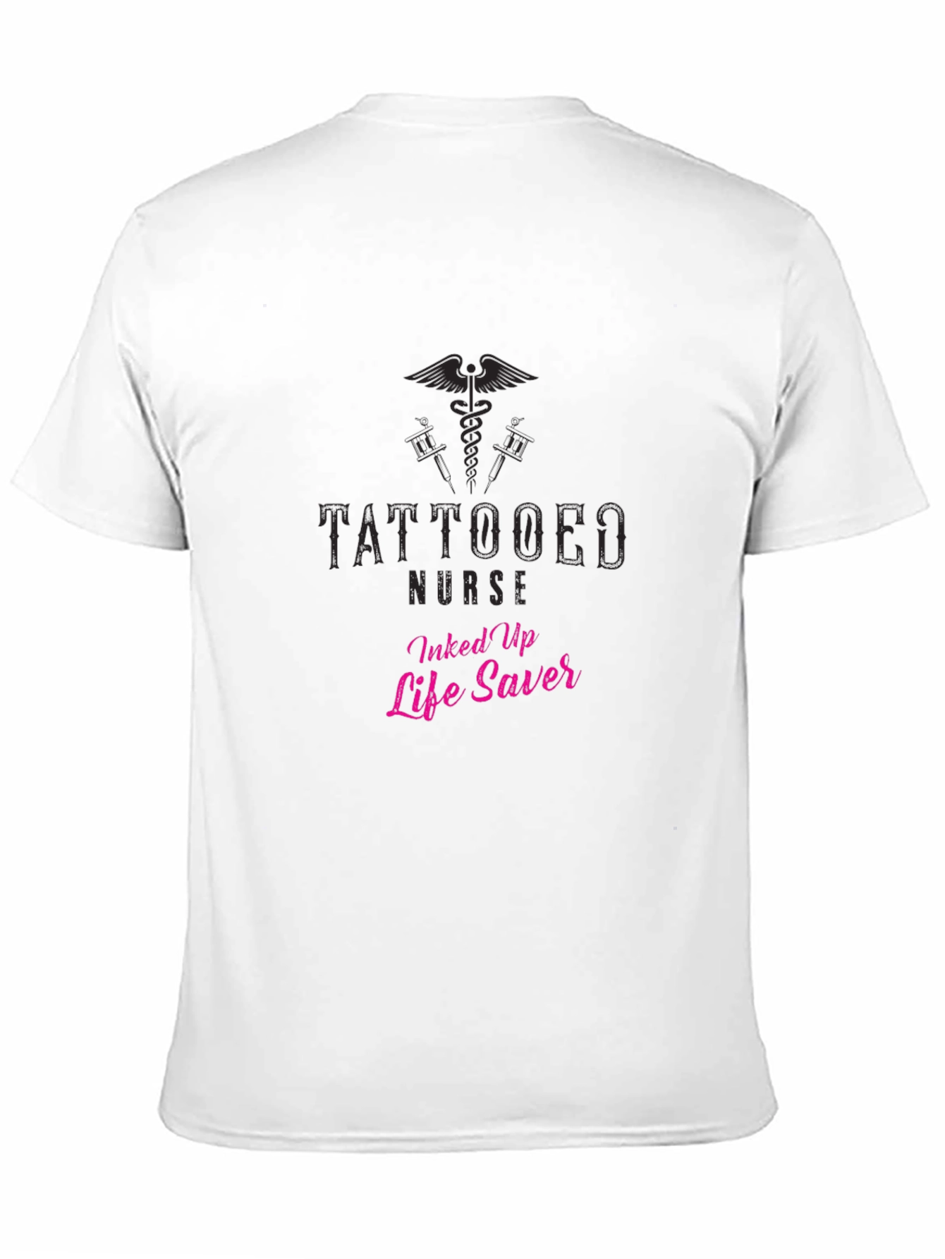 Tattooed Nurse Inked Up Life Saver Graphic T-Shirt