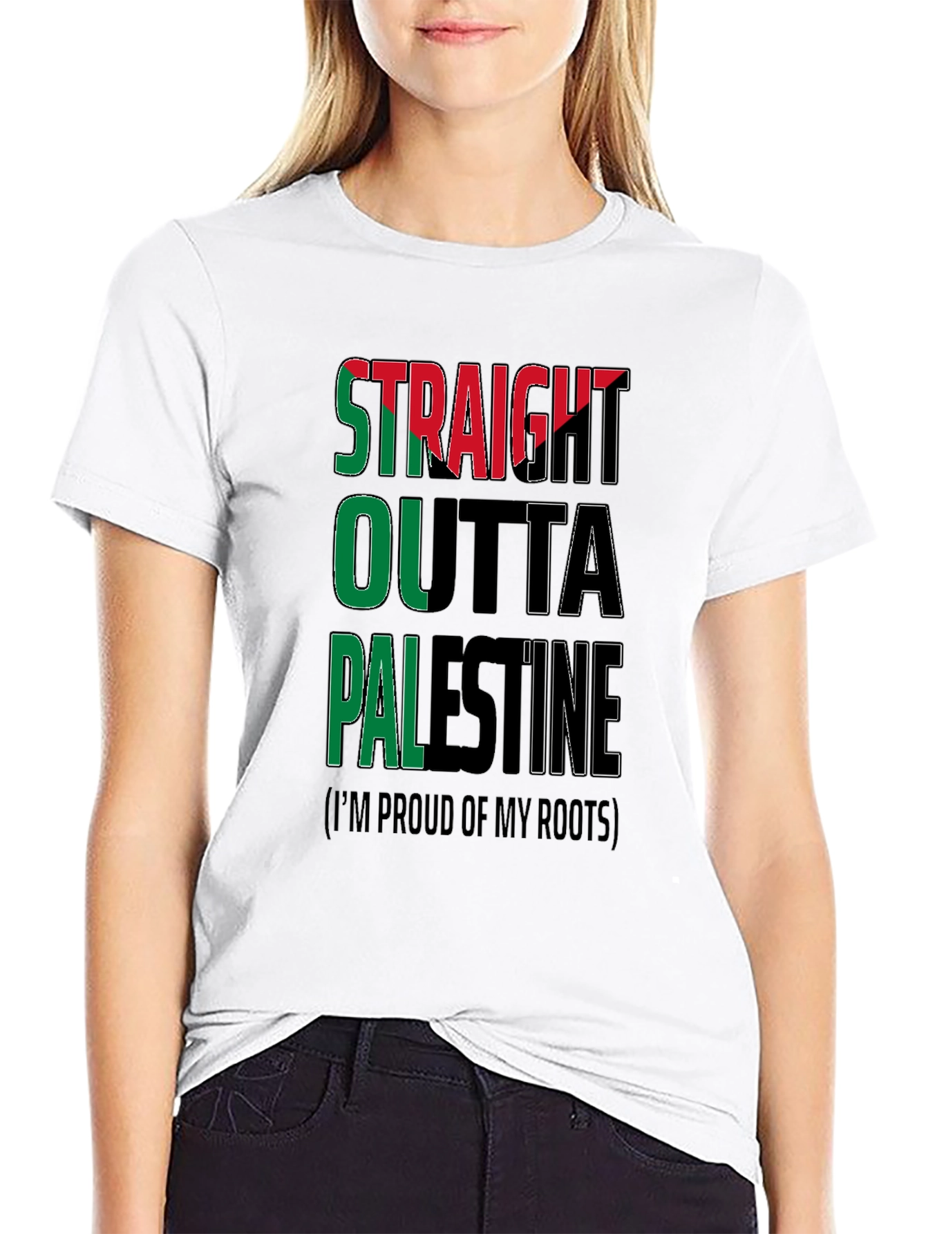 Straight Outta Palestine Pride T-Shirt