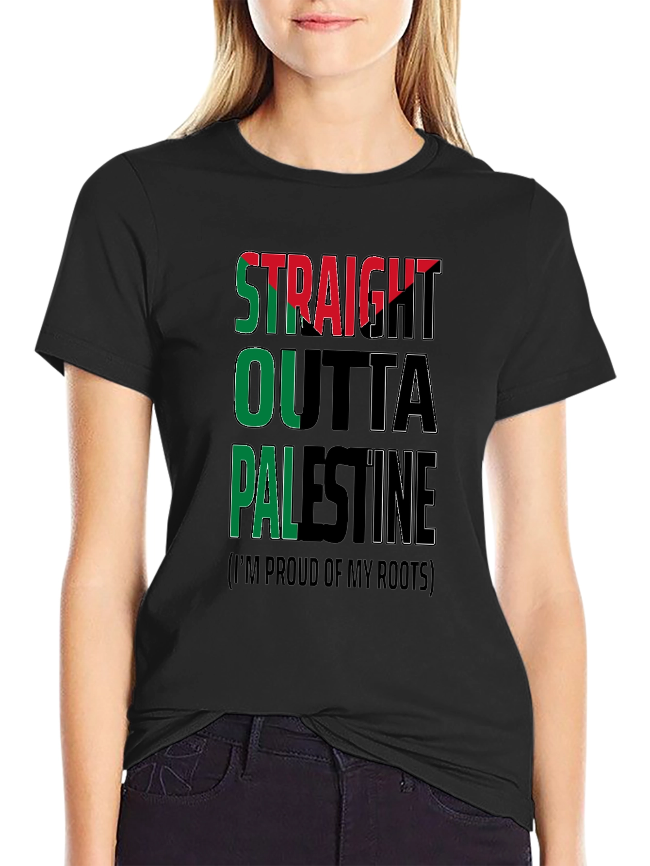 Straight Outta Palestine Pride T-Shirt