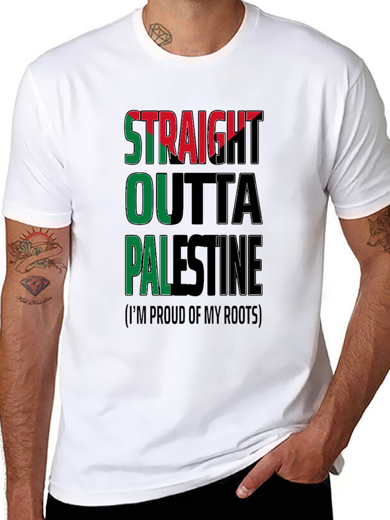 Straight Outta Palestine Pride T-Shirt