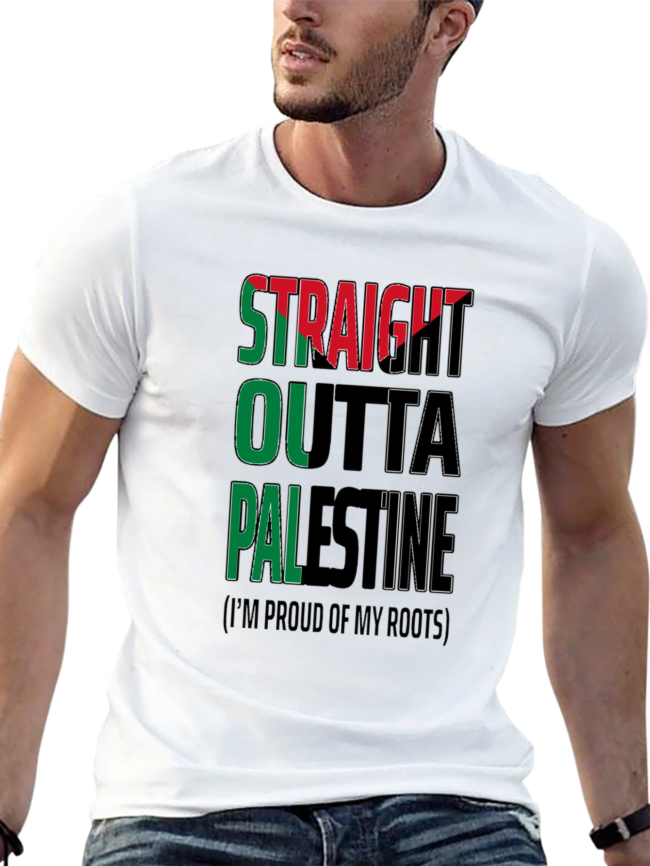 Straight Outta Palestine Pride T-Shirt