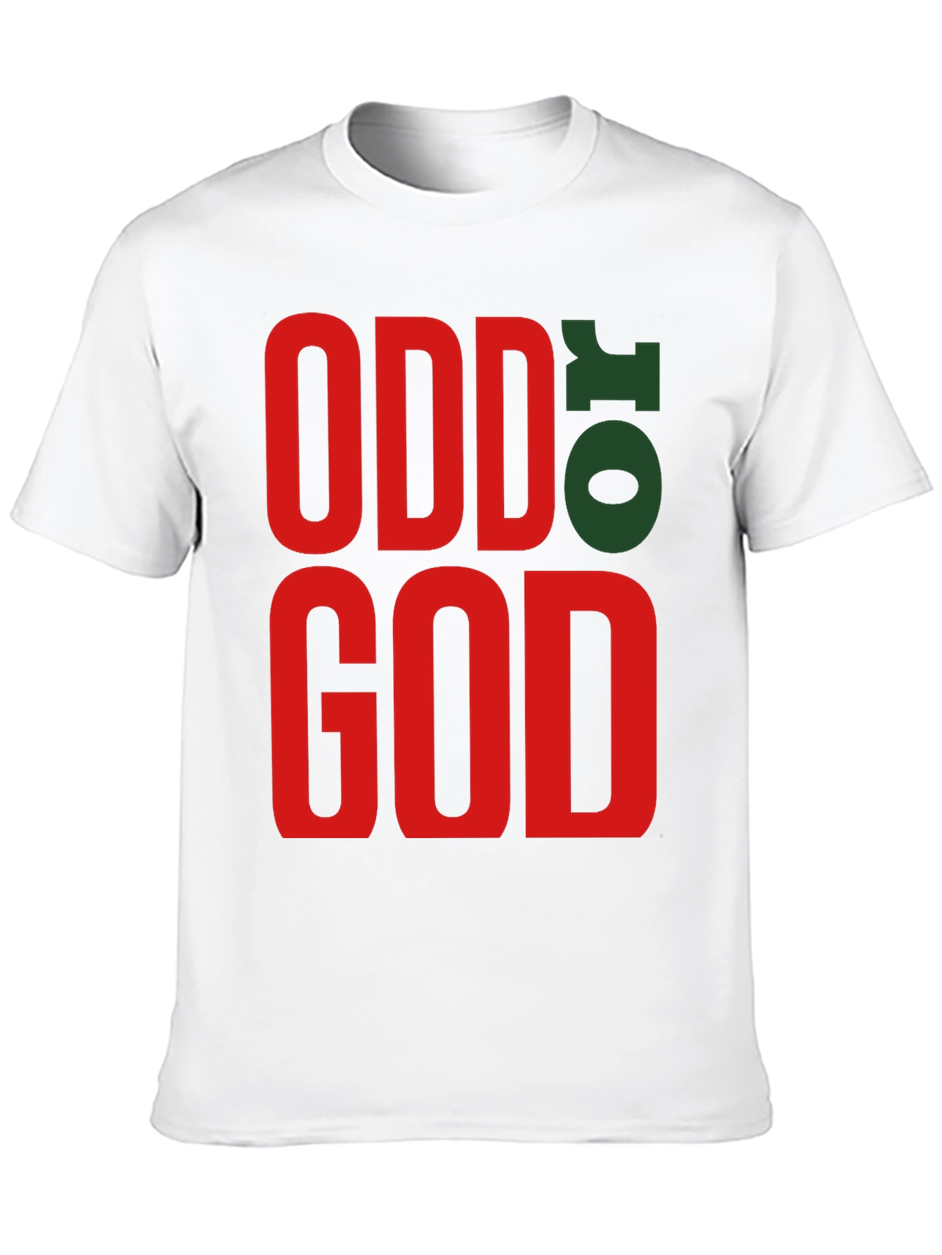 Odd to God Graphic Tee - Black Cotton T-Shirt
