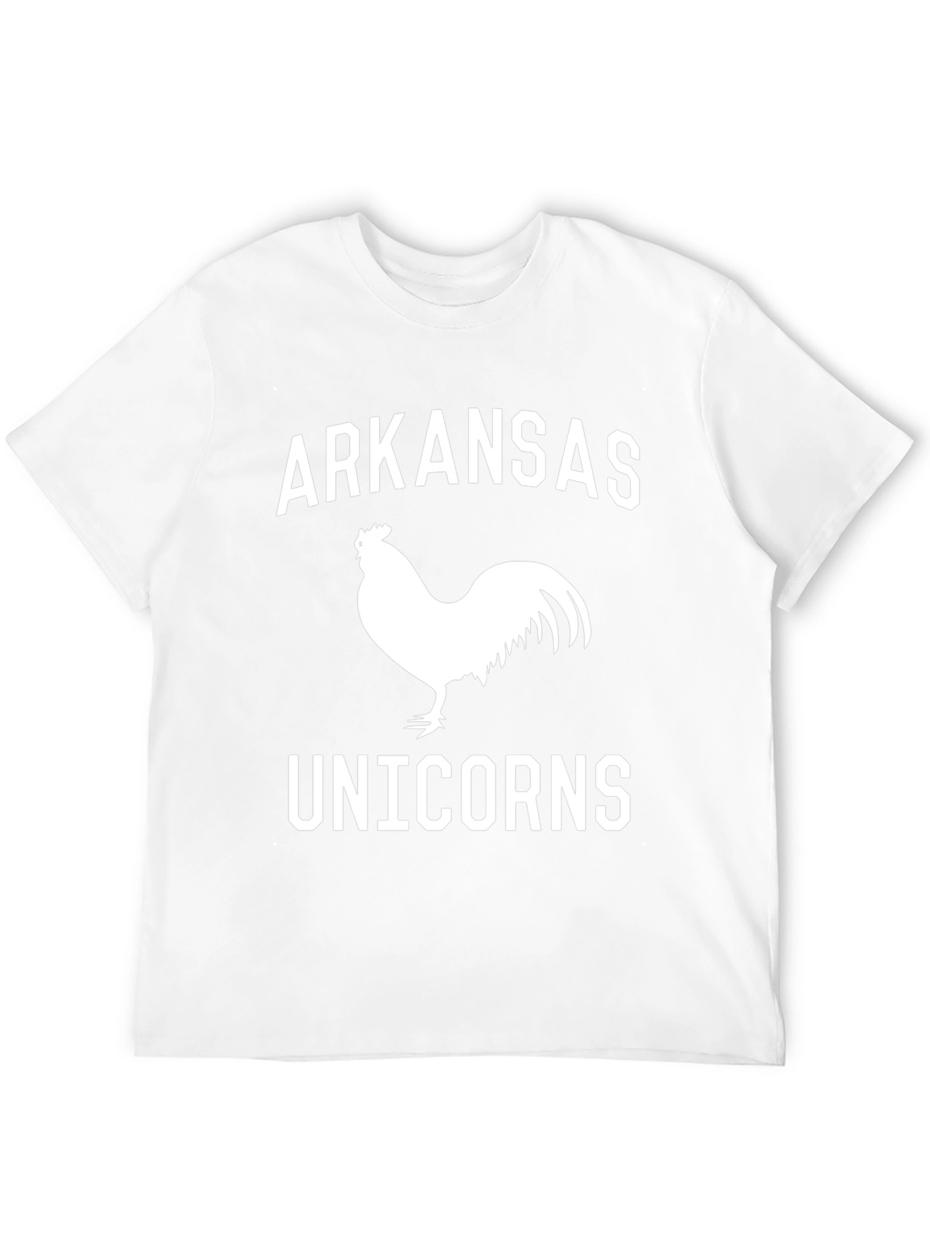 Arkansas Unicorns Black Graphic T-Shirt